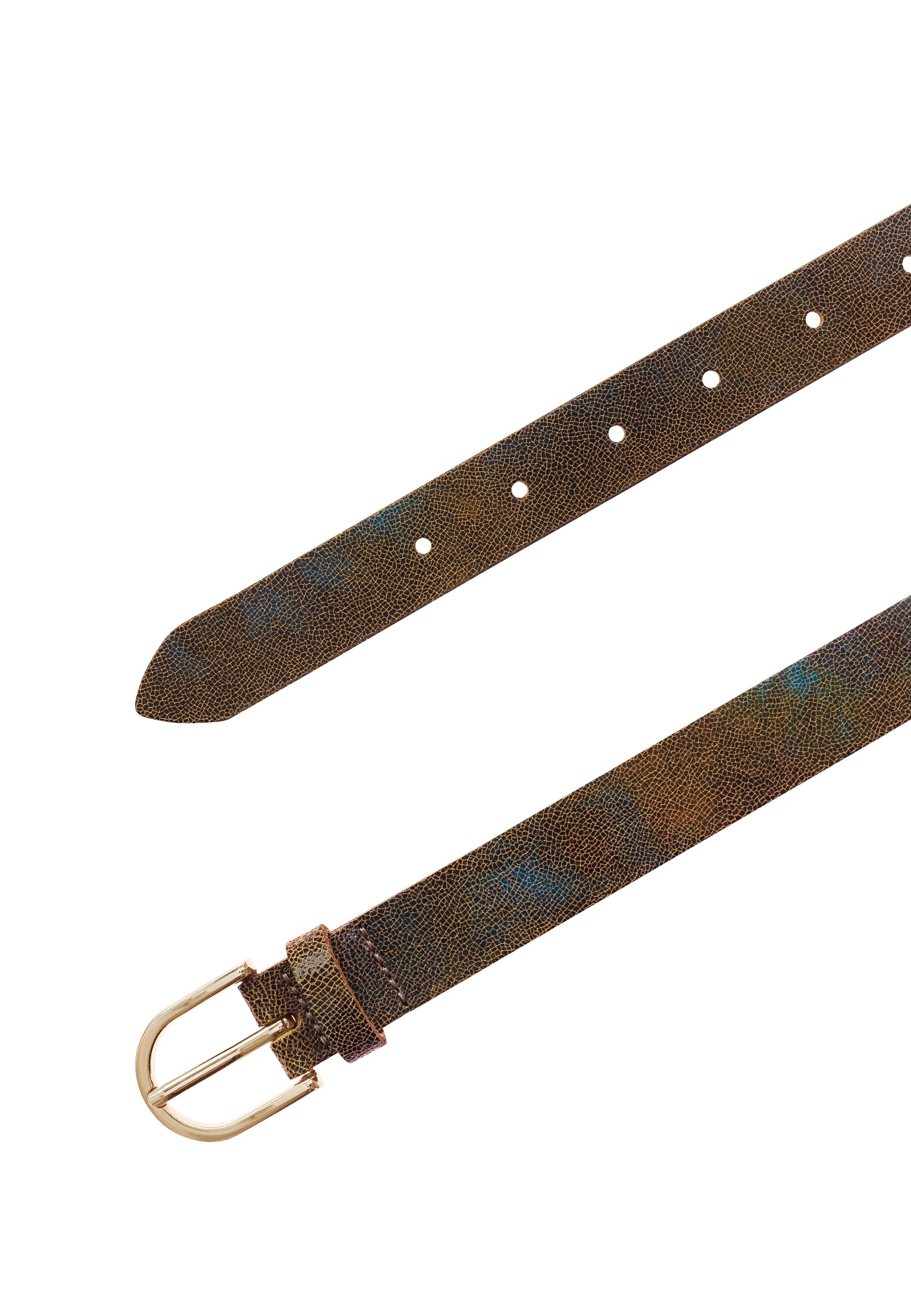 Tamaris Ledergürtel, Glänzende Schliesse, 2,5 cm breit