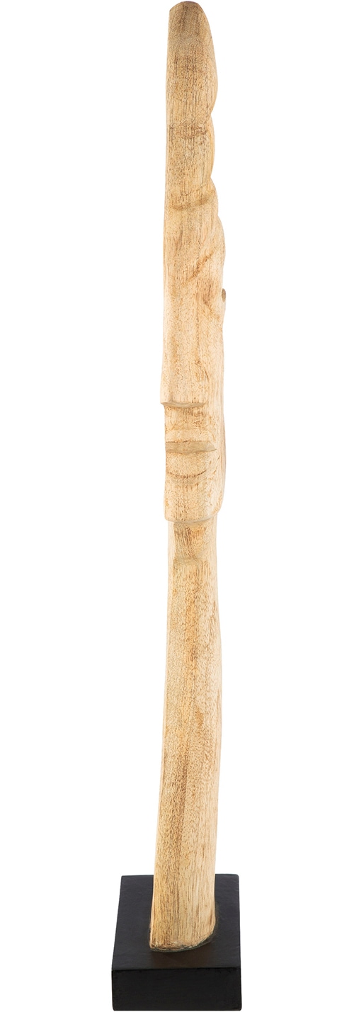 GILDE Skulptur »Skulptur Gesicht Silhouette naturfarben« Gesicht Dekoobjekt zeitgenössische Kunst abstrakte Köpfe