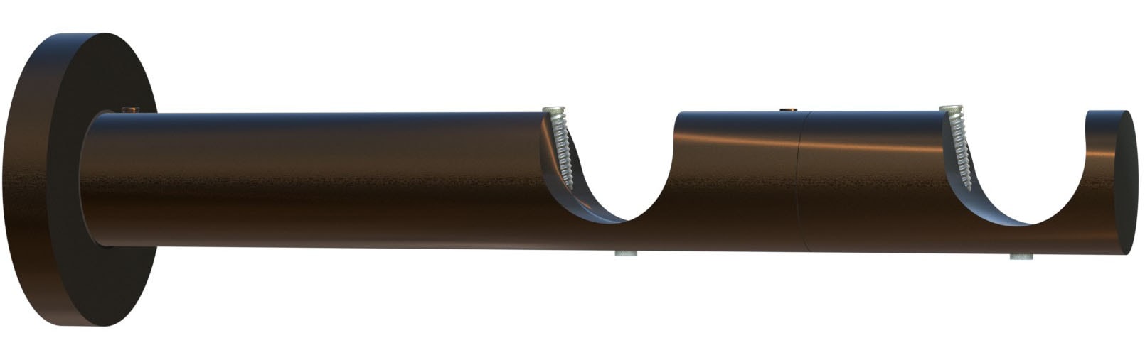 indeko Kombiträger, (1 St.), Ø 20 mm für Vorhangstangen und Innenlaufsysteme