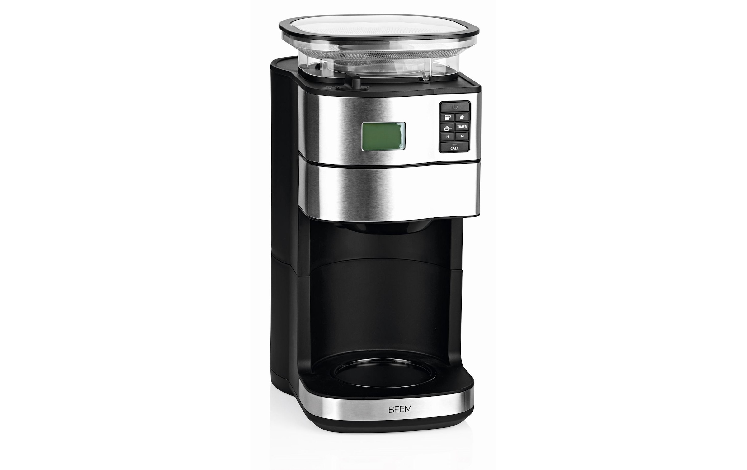 BEEM Filterkaffeemaschine »BEEM Filterkaffeemaschine Fresh-Aro«, Permanentfilter, Digital-Display, Timer, Verstellbarer Mahlgrad, Warmhaltefunktion