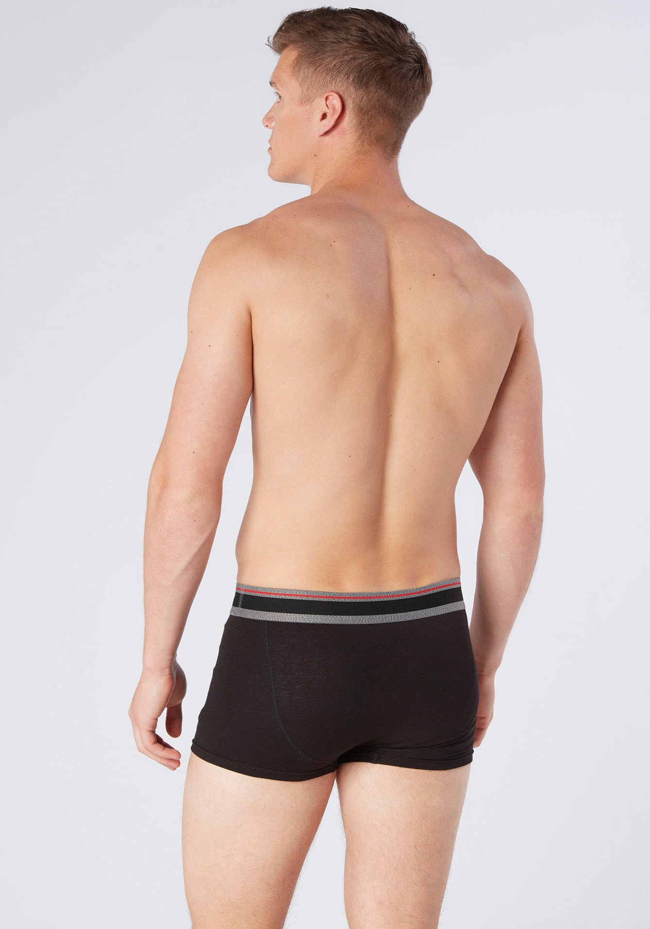 Reebok Boxer »JAY« 5er Pack,  basic, bequem, weich, mit Logo, breiter Bund, Baumwollmix