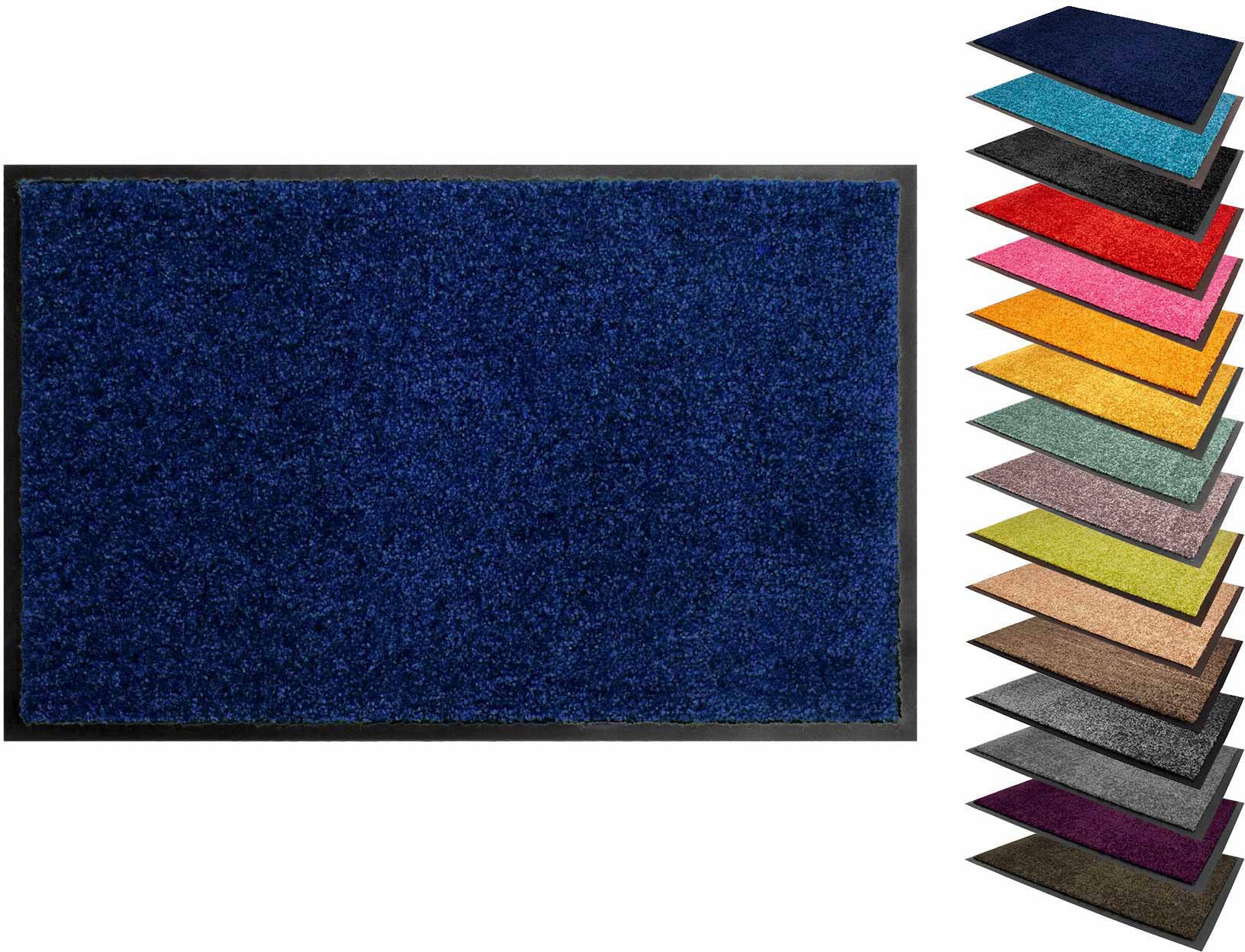 Primaflor-Ideen in Textil Fussmatte »Schmutzfangmatte CLEAN PRO, Made in Belgium«, rechteckig, 8 mm Höhe, Uni-Farben, UV-beständig, strapazierfähig, waschbar