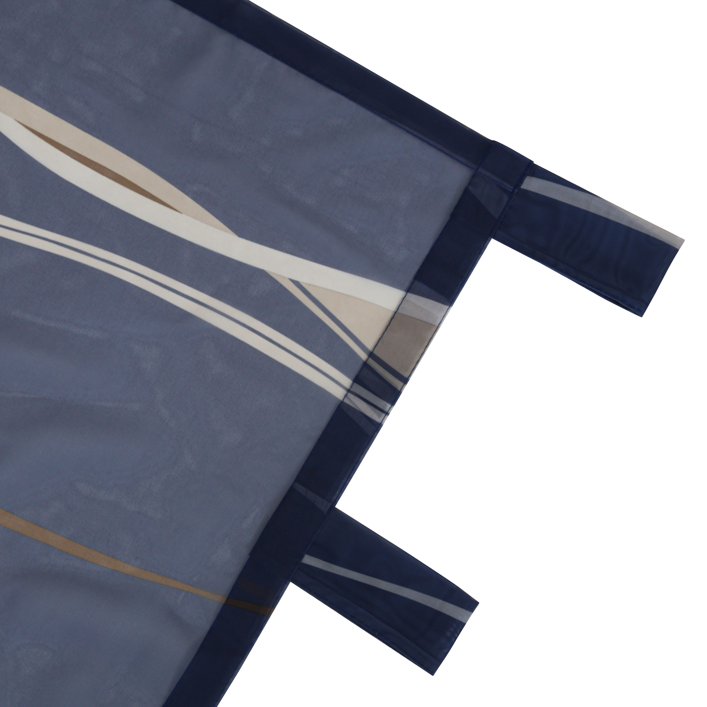 GOODproduct Rideau »Dimona, 2er-Set, transparent, Schlaufen, Wellen« Boucles 2 cuis tlg. lot de 2, voile, polyester, ondulations