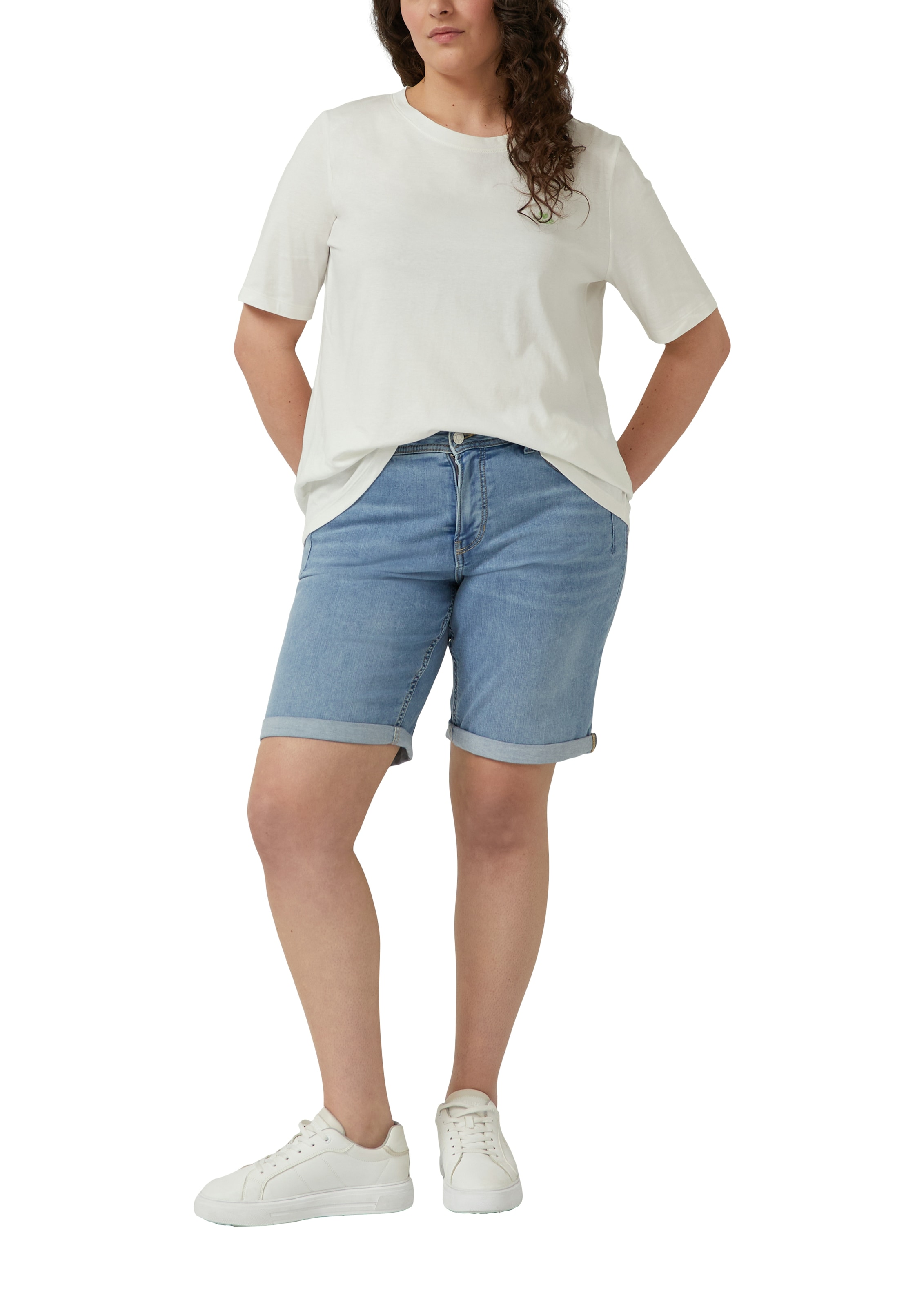 s.Oliver CURVE Jeanshotpants Jeansshorts mit Stretch/Grosse Grössen