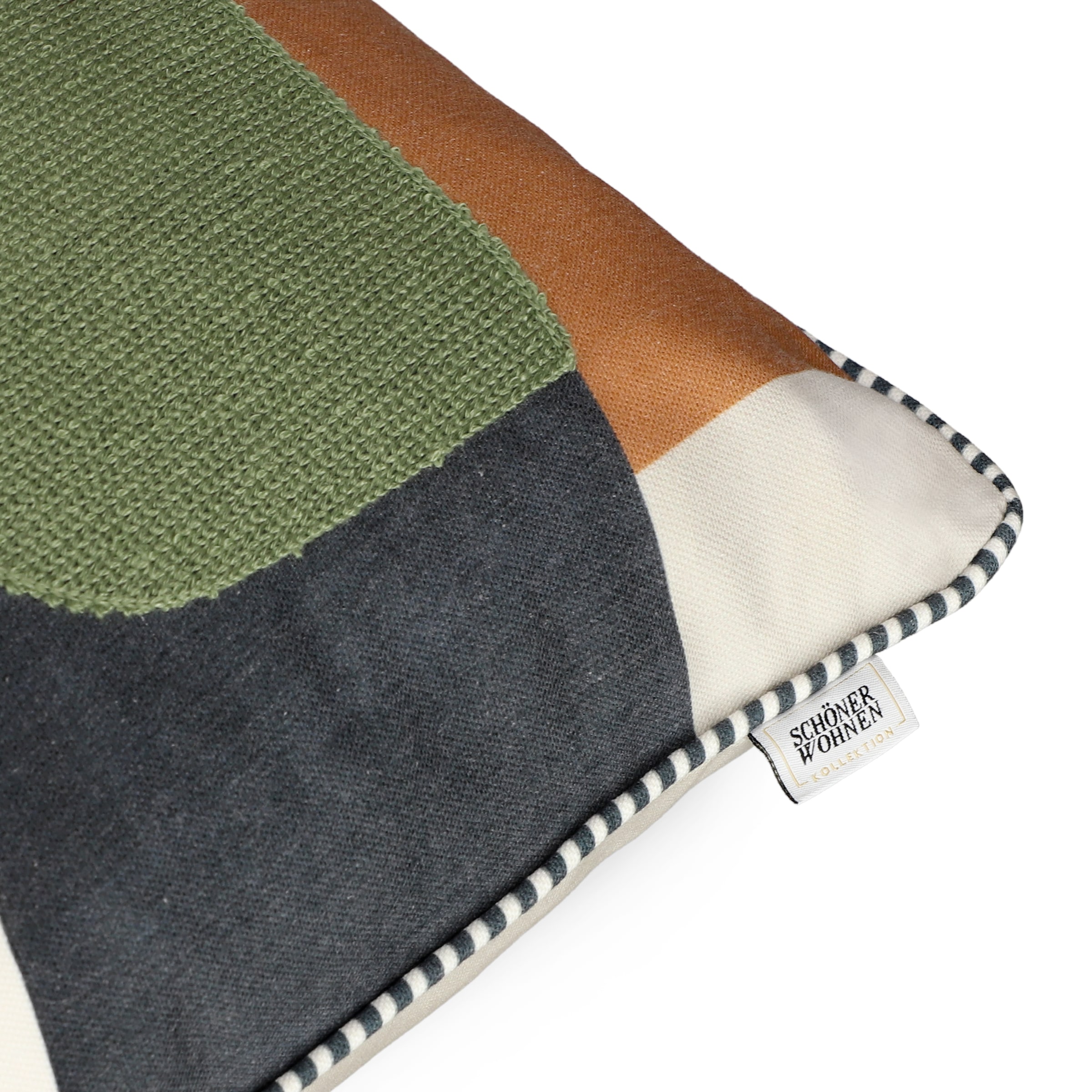 SCHÖNER WOHNEN-Kollektion Dekokissen »Vibes« mit grossflächiger Stickerei