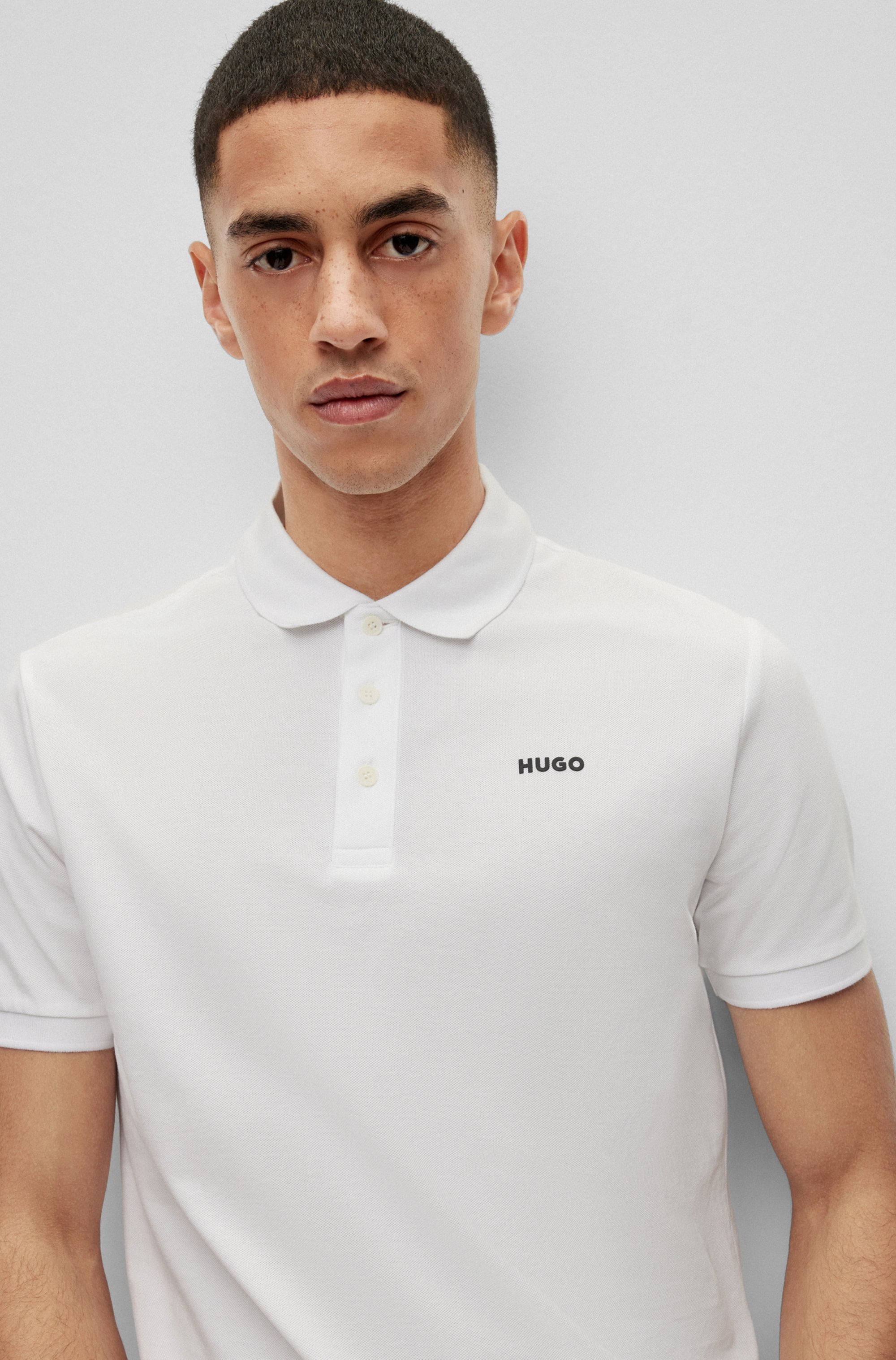 HUGO Polo »Donos« Regular Fit, Baumwoll-Piqué
