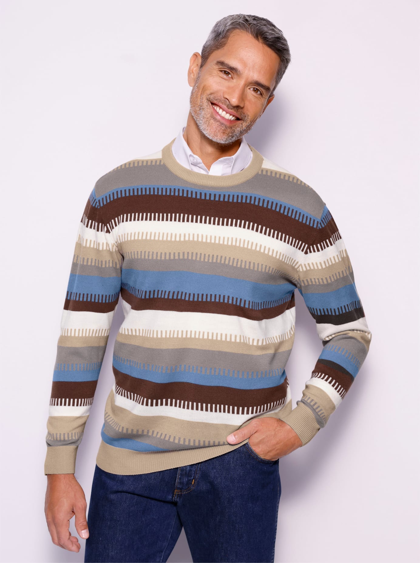 Image of Classic Rundhalspullover "Rundhals-Pullover"