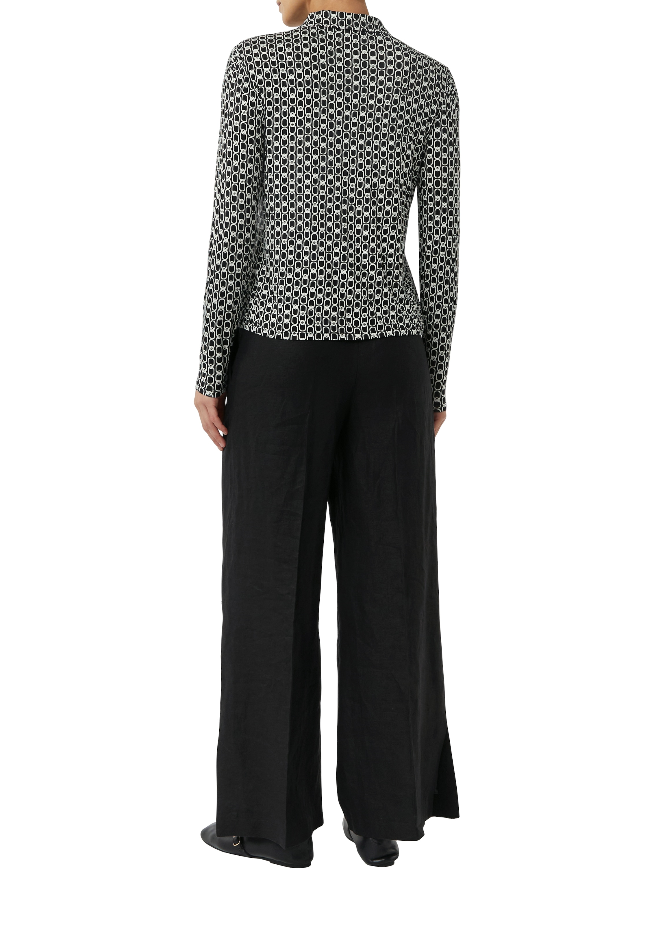 Comma Hemdbluse, mit All-Over Print