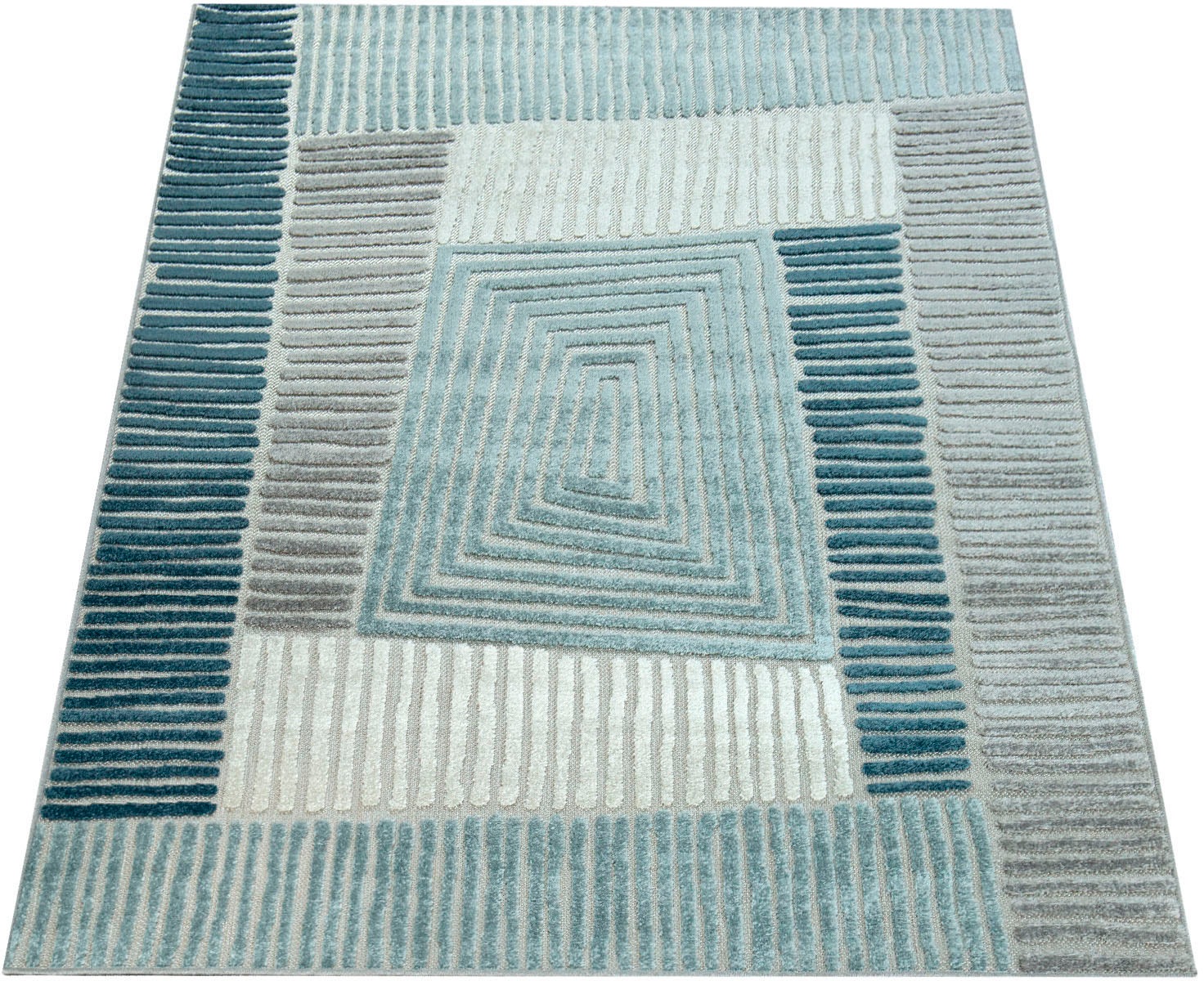 Image of Paco Home Teppich »Stilo 850«, rechteckig, 13 mm Höhe, In- und Outdoor geeignet, Wohnzimmer bei Ackermann Versand Schweiz