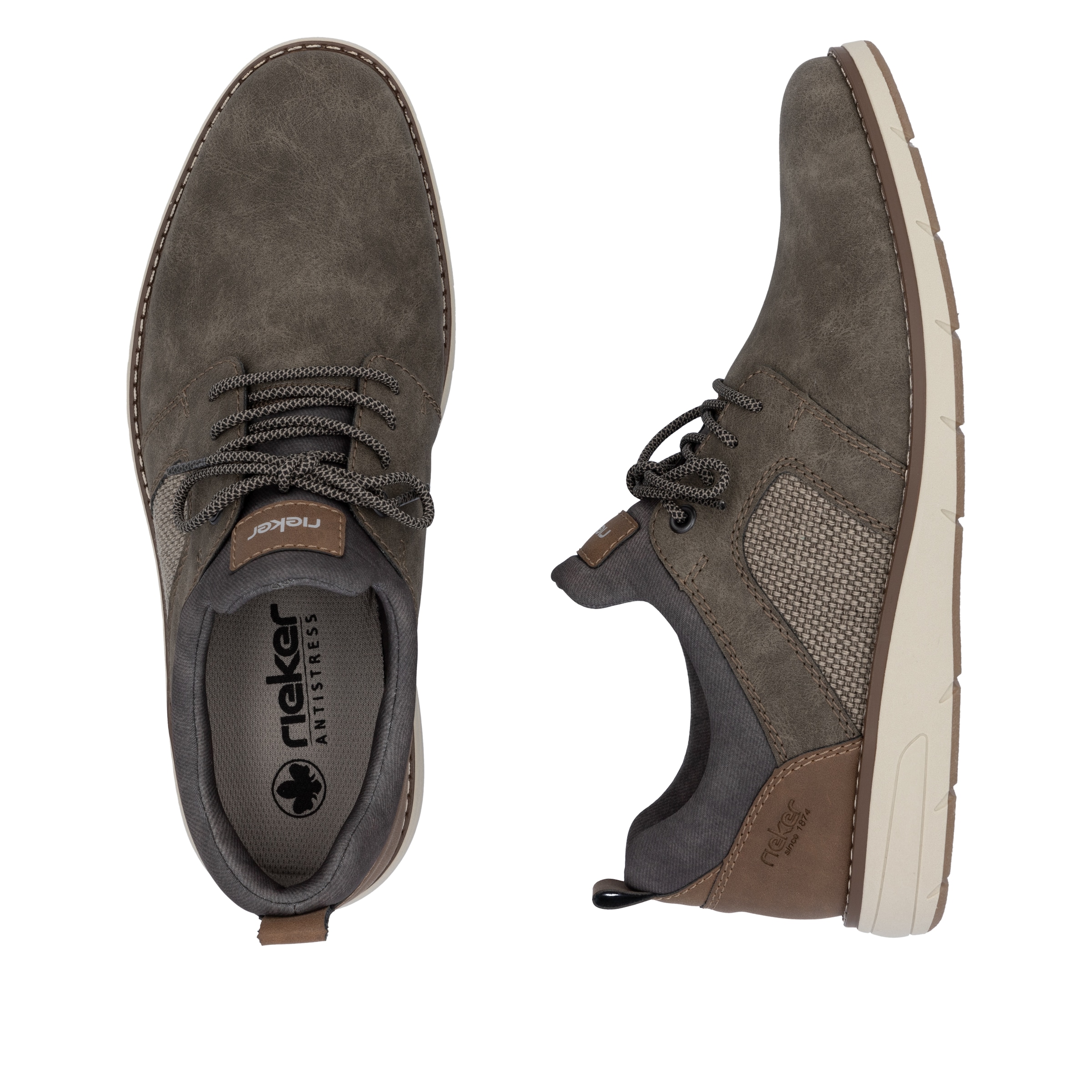 Rieker Baskets slip-on  Slipper, Freizeitschuh, Halbschuh mit modischer Laufsohle