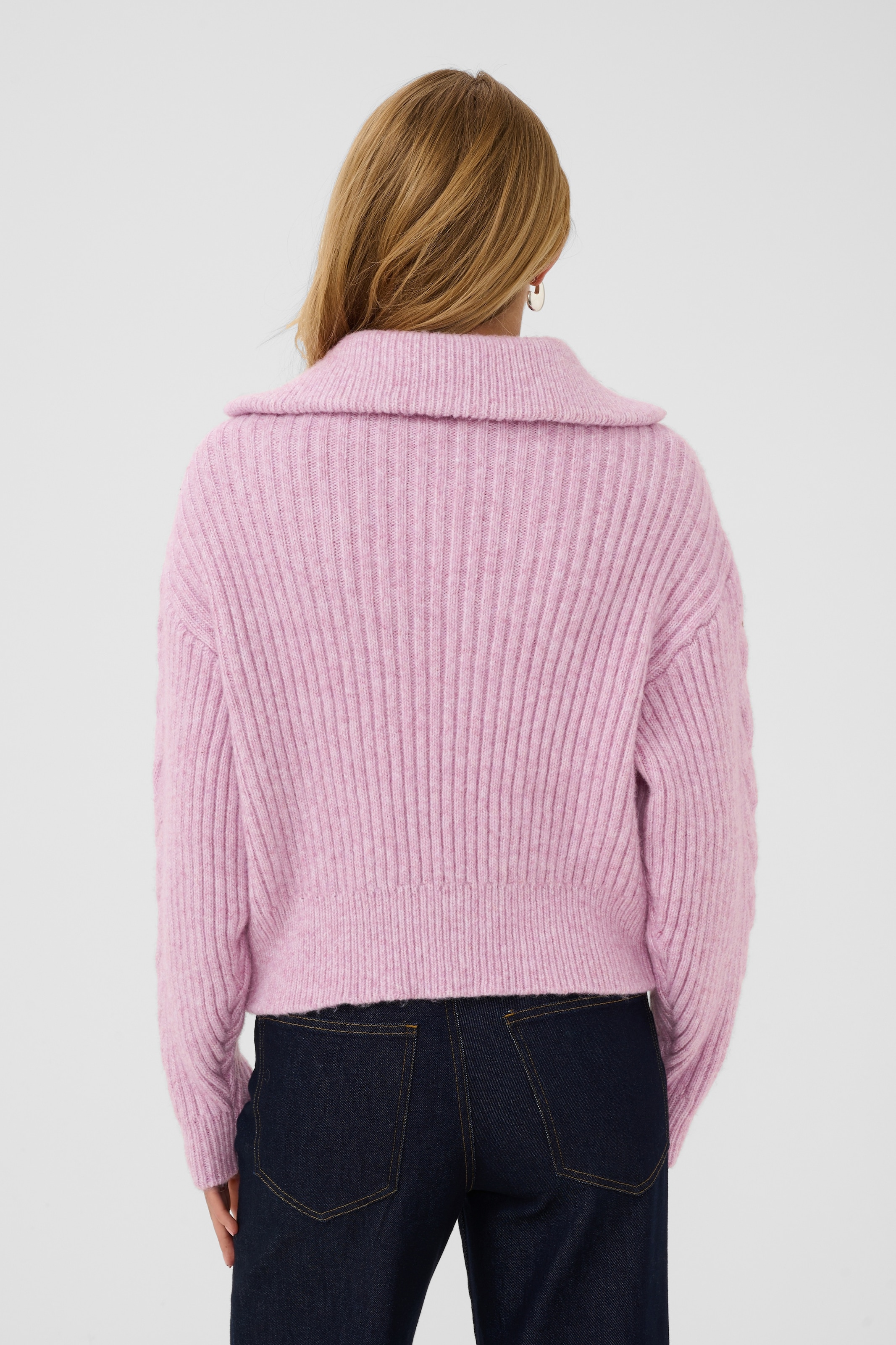 Saint Tropez Troyer »TalmaSZ Pullover« mélange de matériaux, coupe régulière, motif en torsades