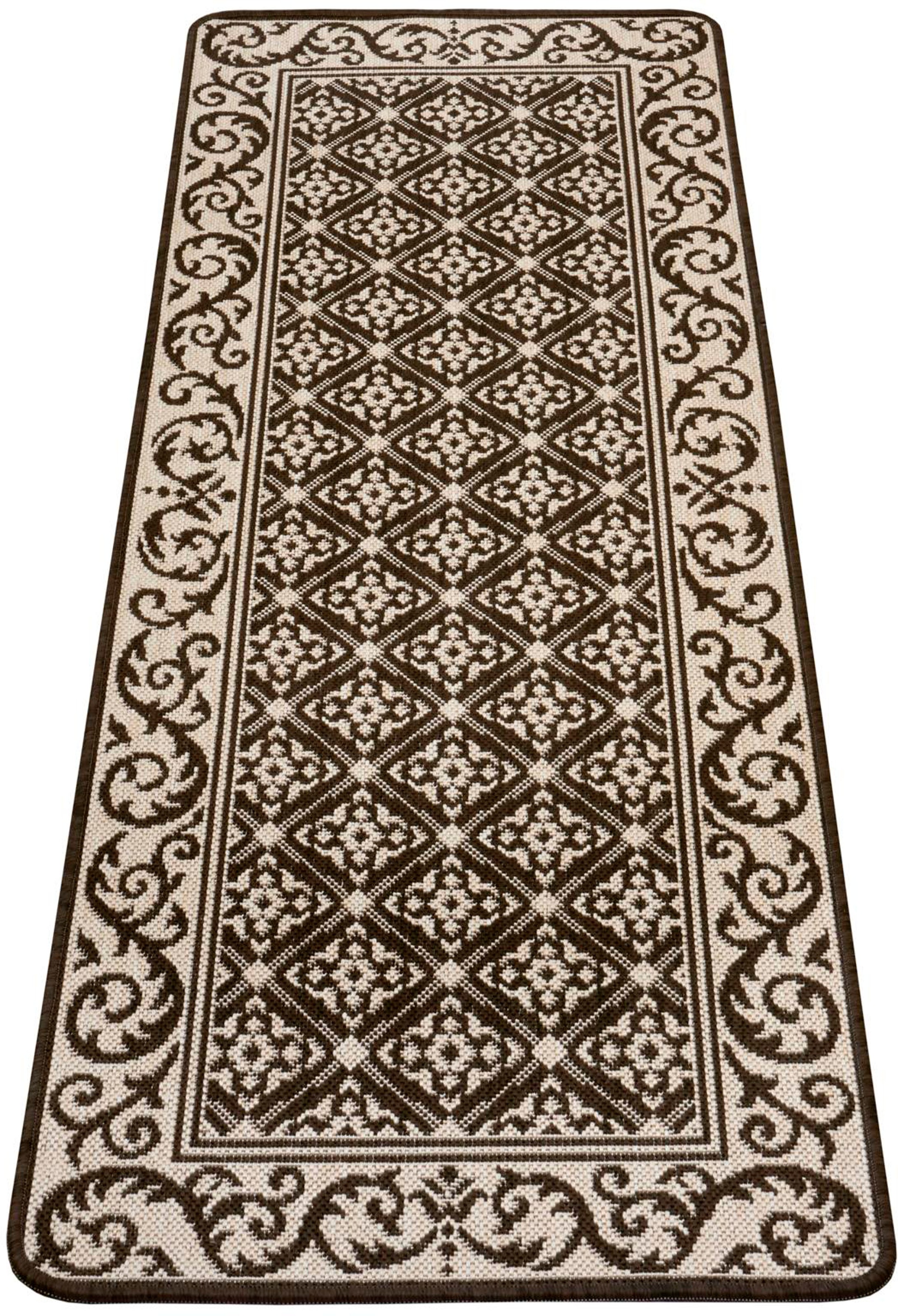 Image of HANSE Home Läufer »Romb«, rechteckig, 5 mm Höhe, Flachgewebe, rutschhemmender Rücken aus TPA, Modernes Design, strapazierfähig, pflegeleicht, Gekettelt, Waschbar bei 30°C bei Ackermann Versand Schweiz