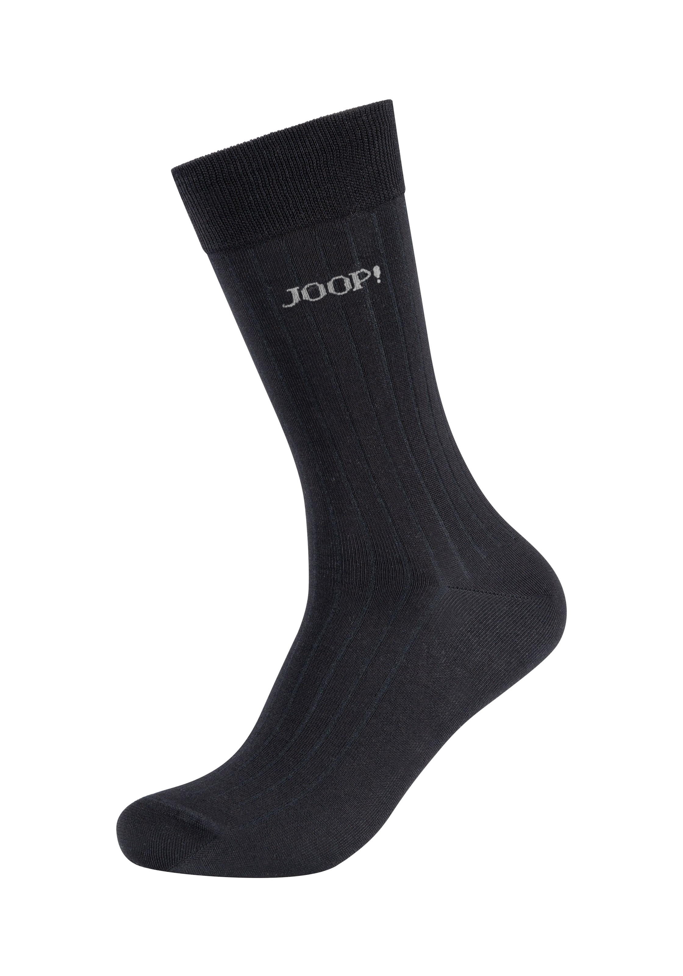 JOOP! Kniestrümpfe »premium essentials«, (2er Pack), mit elastischem Bund