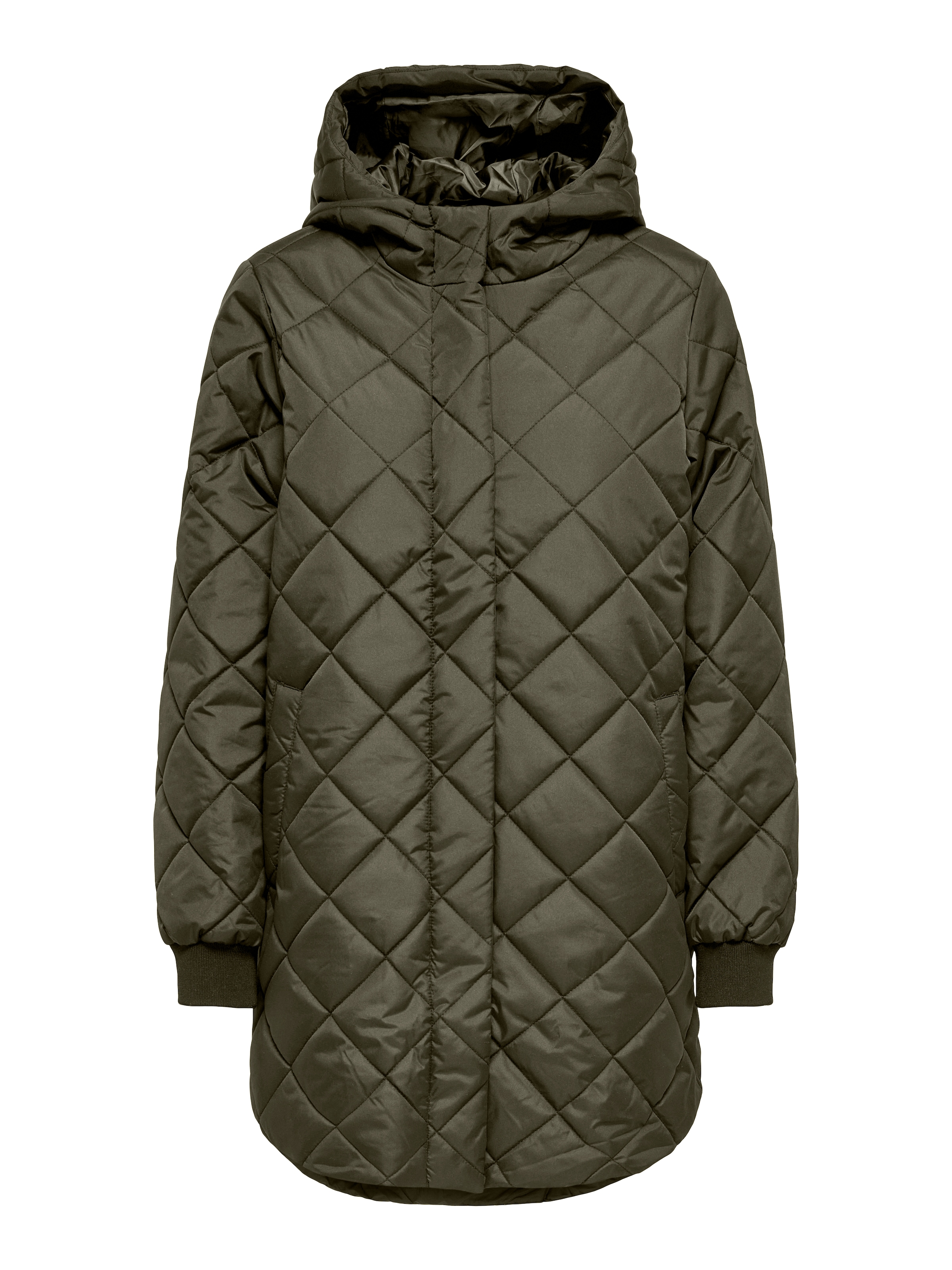 ONLY Manteau matelassé »ONLJULIET QUILTED HOOD ZIP COAT OTW NOOS« Kunstfaser