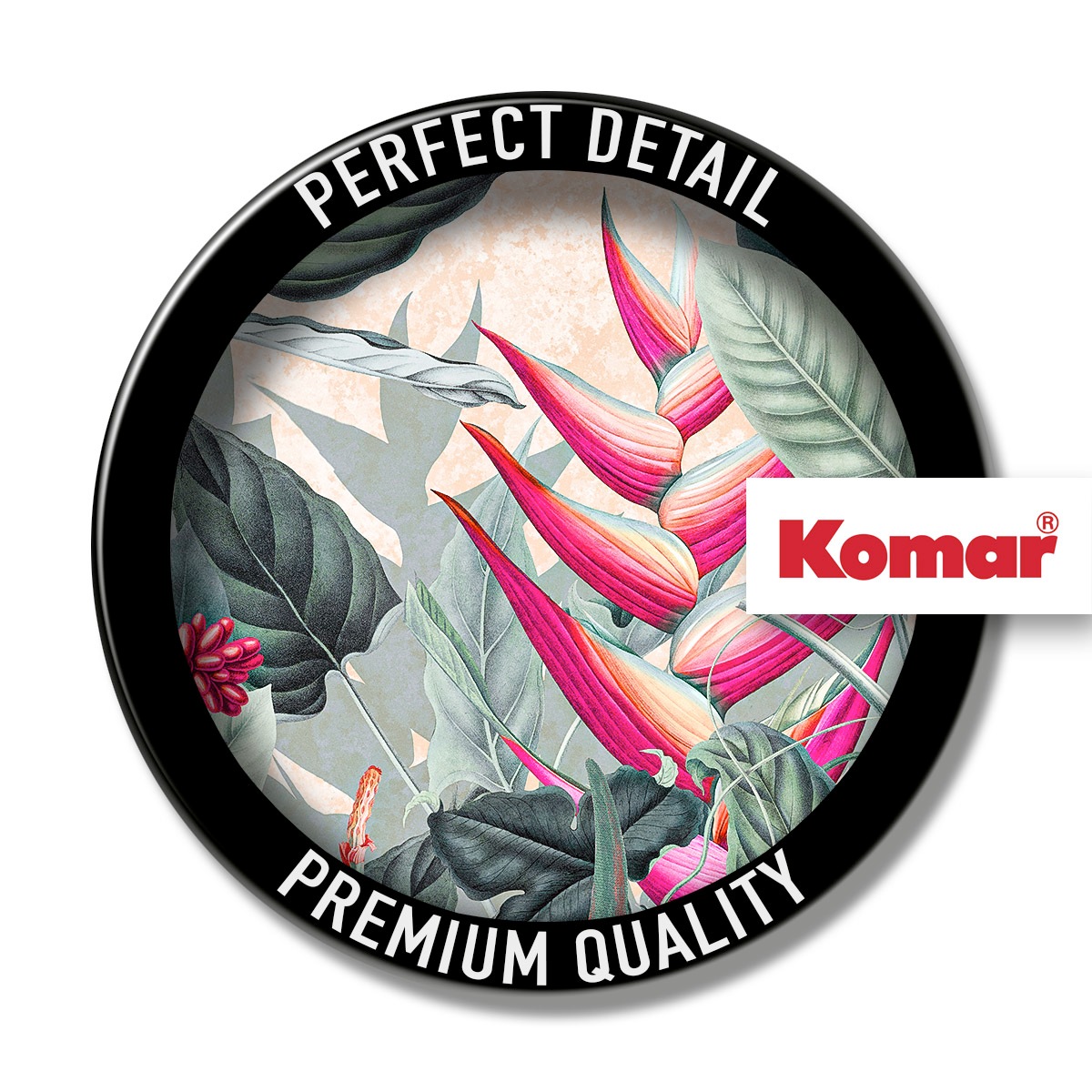 Komar Papier peint photo »Komar Vlies Fototapete - Soft Jungle - Grösse 350 x 250 cm« imprimé