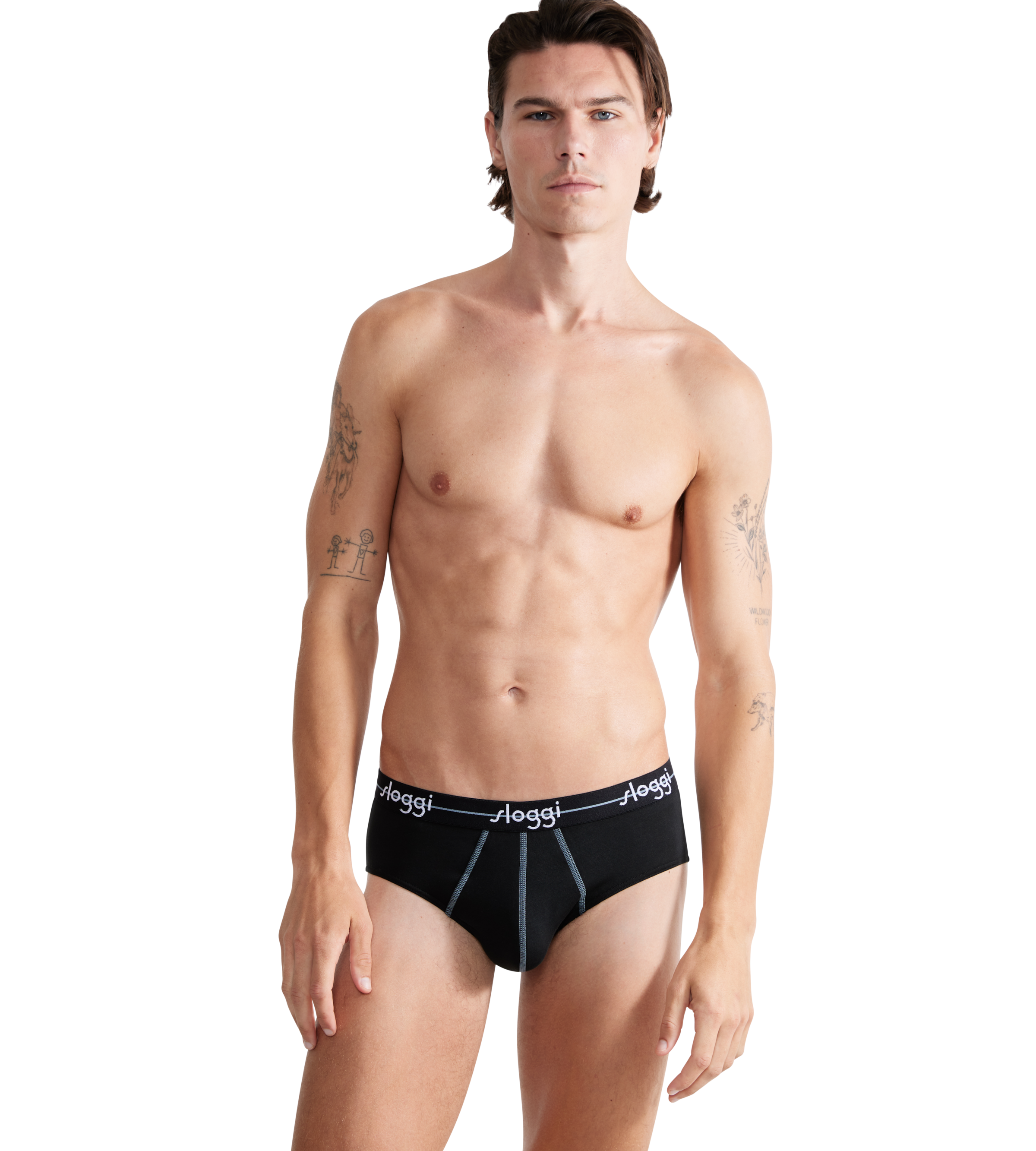 sloggi Midislip »men Start Midi C2P box« 2er Pack,  moderne bequeme Basics