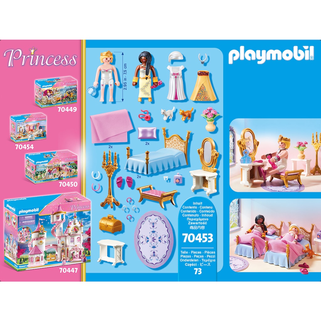 Playmobil® Konstruktions-Spielset »Schlafsaal (70453), Princess«, (73 St.), Made in Germany