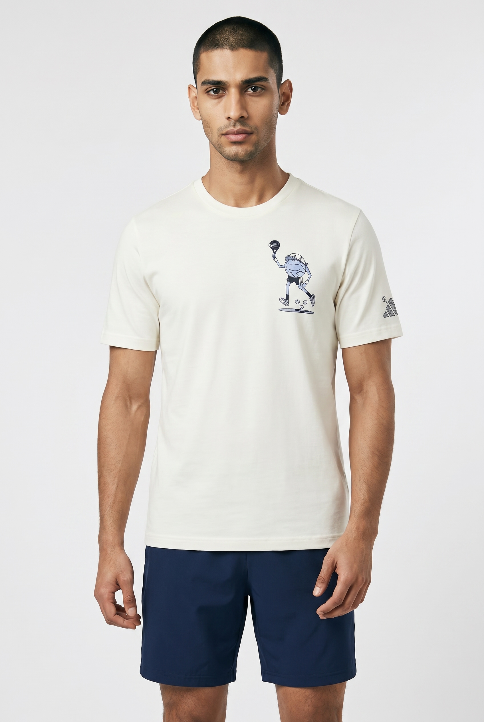 adidas Sportswear T-Shirt »EARTH DAY PADEL, GRAFIK« mit Print, sportlicher Stil, aus Baumwolle, gerader Abschluss