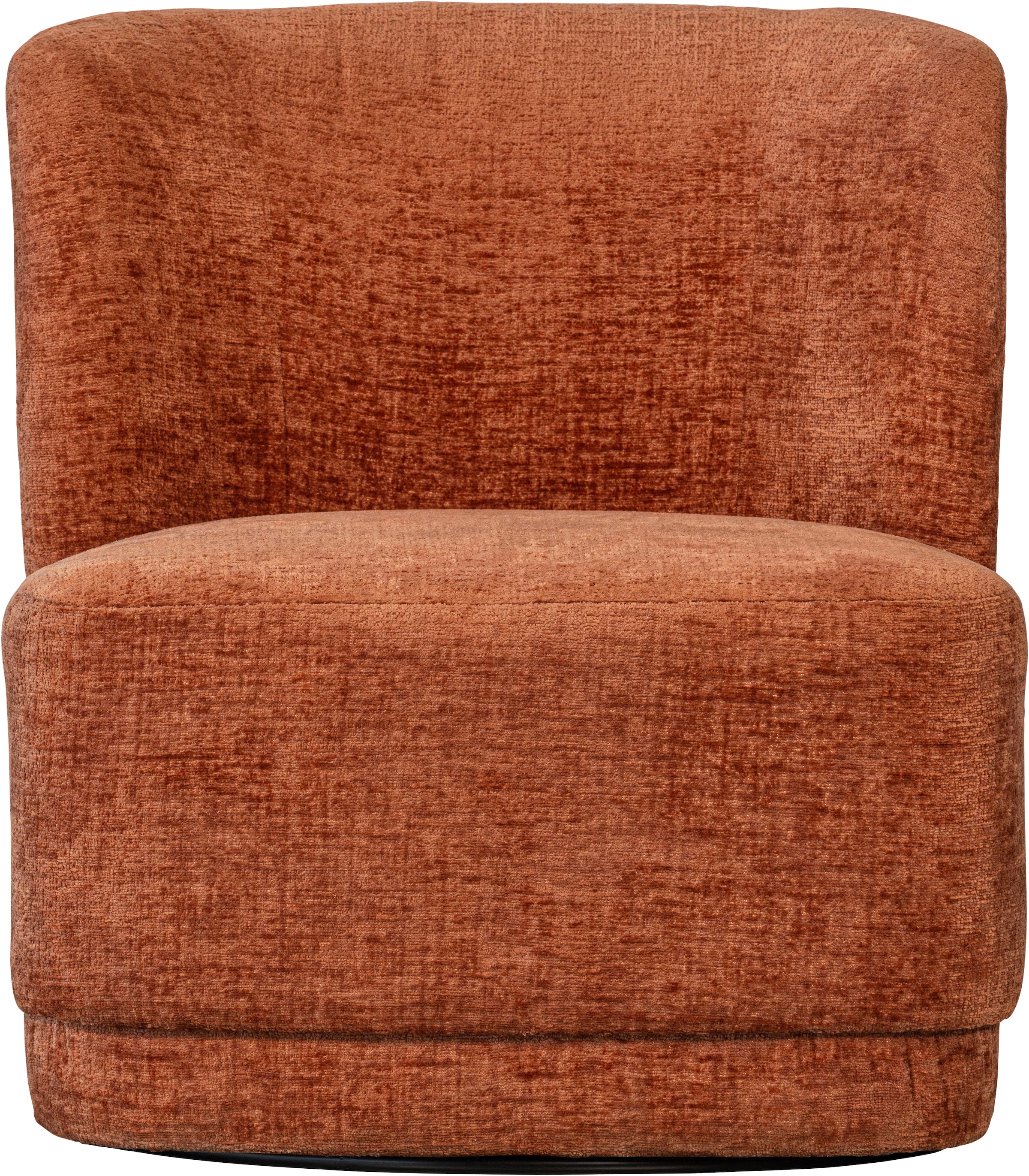 WOOOD Fauteuil pivotant »Atty mit struktur-Velvetbezug und Drehmechanismus B 74 x T 65 x H 75cm« Très haute résistance à l'usure, livré monté, capacité de charge 120 kg