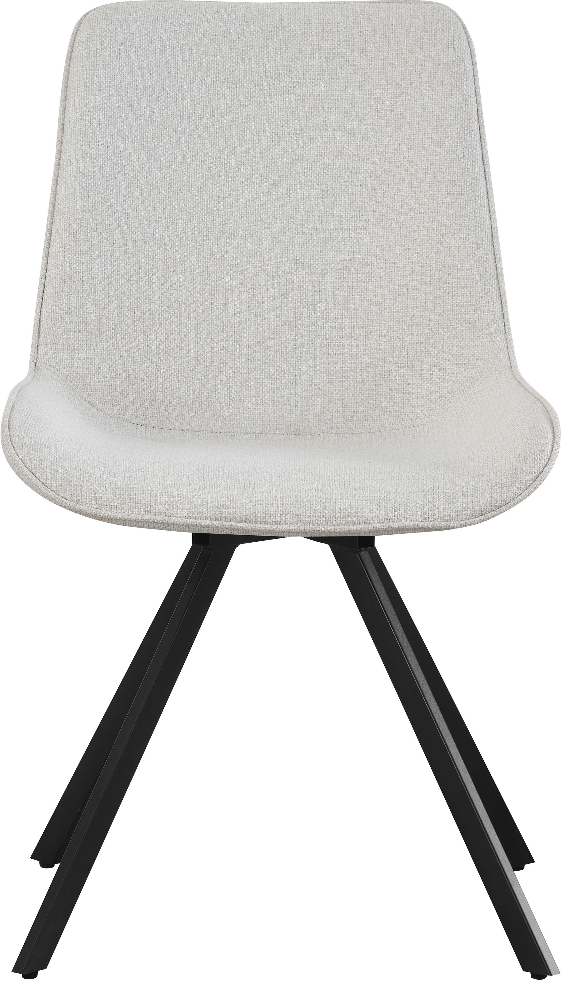 Home affaire Drehstuhl »INUVIK, 2er Set, mit Metallgestell in matt schwarz« (Set) 2 Stk.in verschiedenen Farben, Belsatbarkeit pro Stuhl 120 kg, 360° drehbar