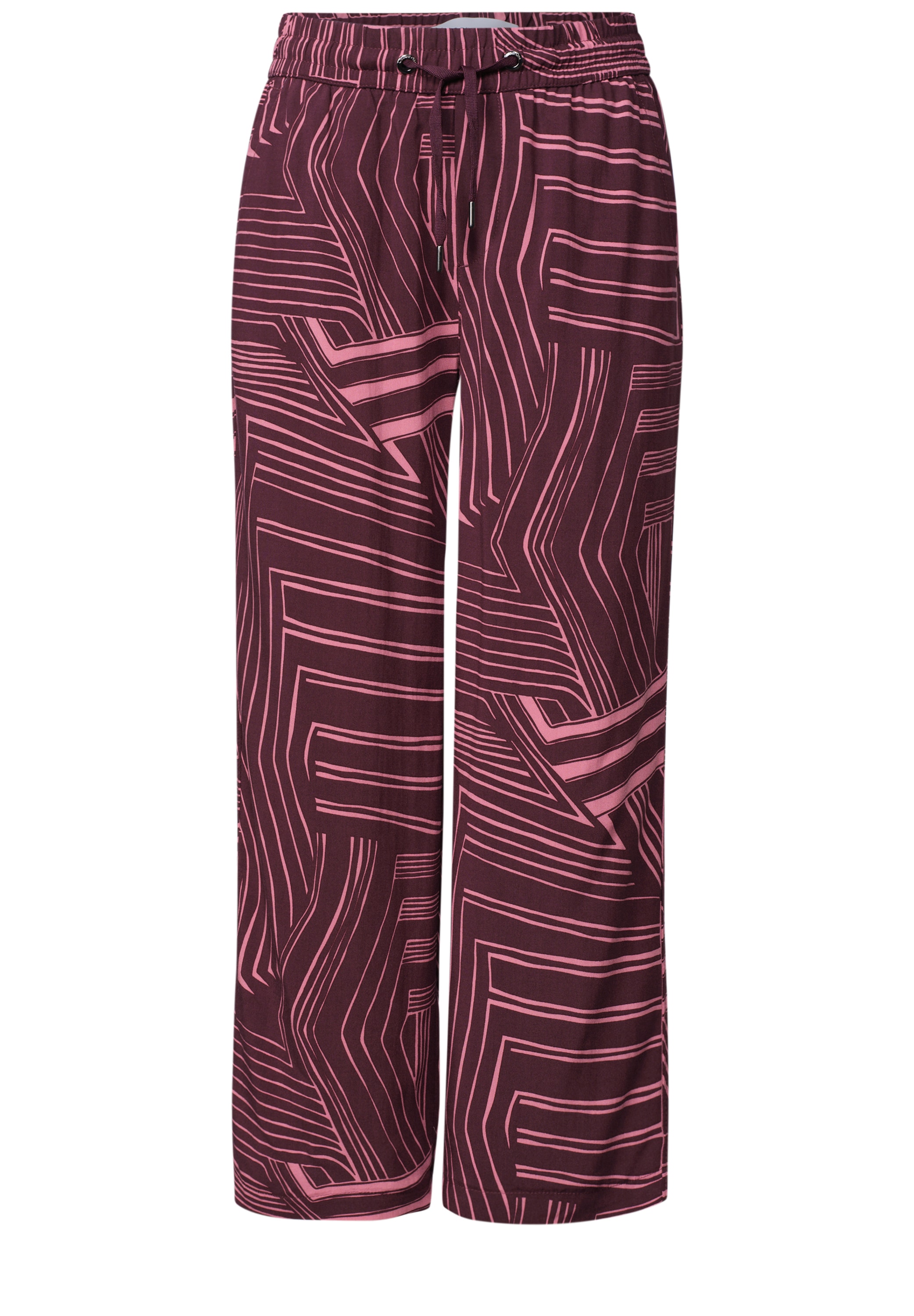 STREET ONE Jupe-culotte »Style Emee«  Culotte taille haute 7/8 - pantalon d'été - avec motif