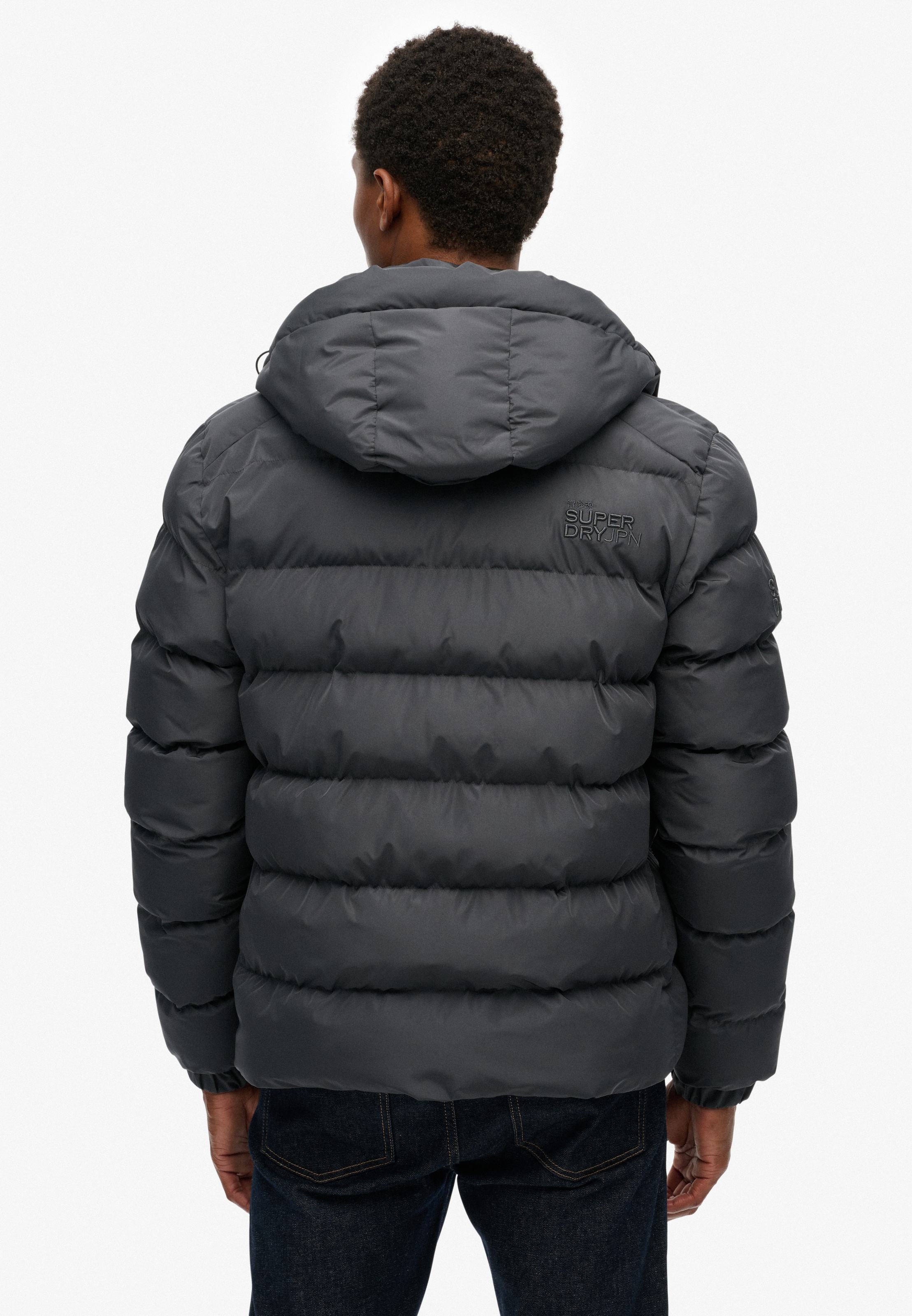 Superdry Steppjacke »HOODED SPORTS PUFFER JACKET«, mit Kapuze