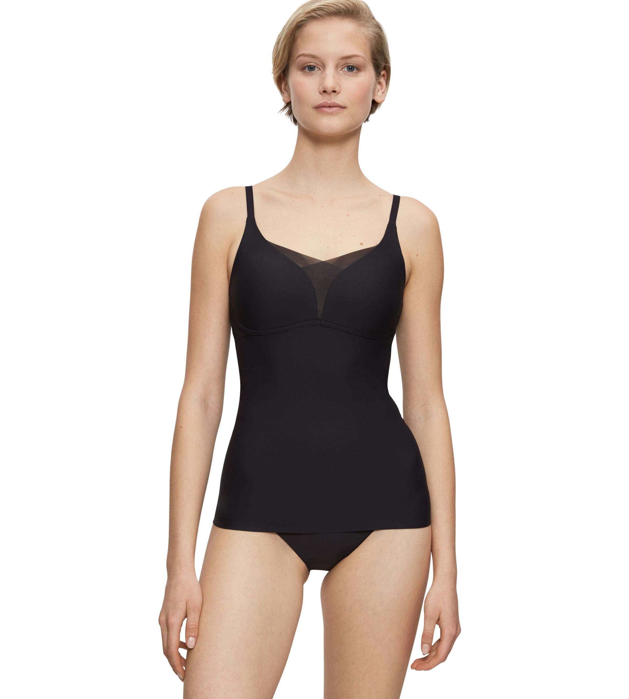 Image of Triumph BH-Hemd "Shape Smart Bra-Shirt" glättend, ohne Bügel, tiefer V-Ausschnitt mit Mesh-Details