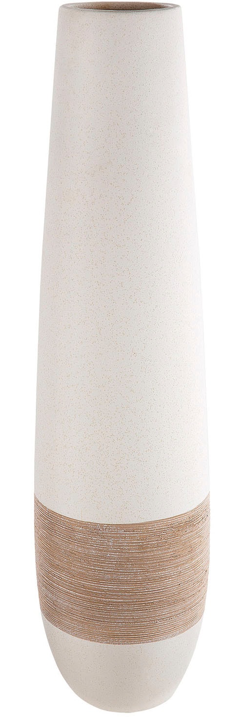 Image of GILDE Bodenvase "Vase Olbia creme H. 66 cm"