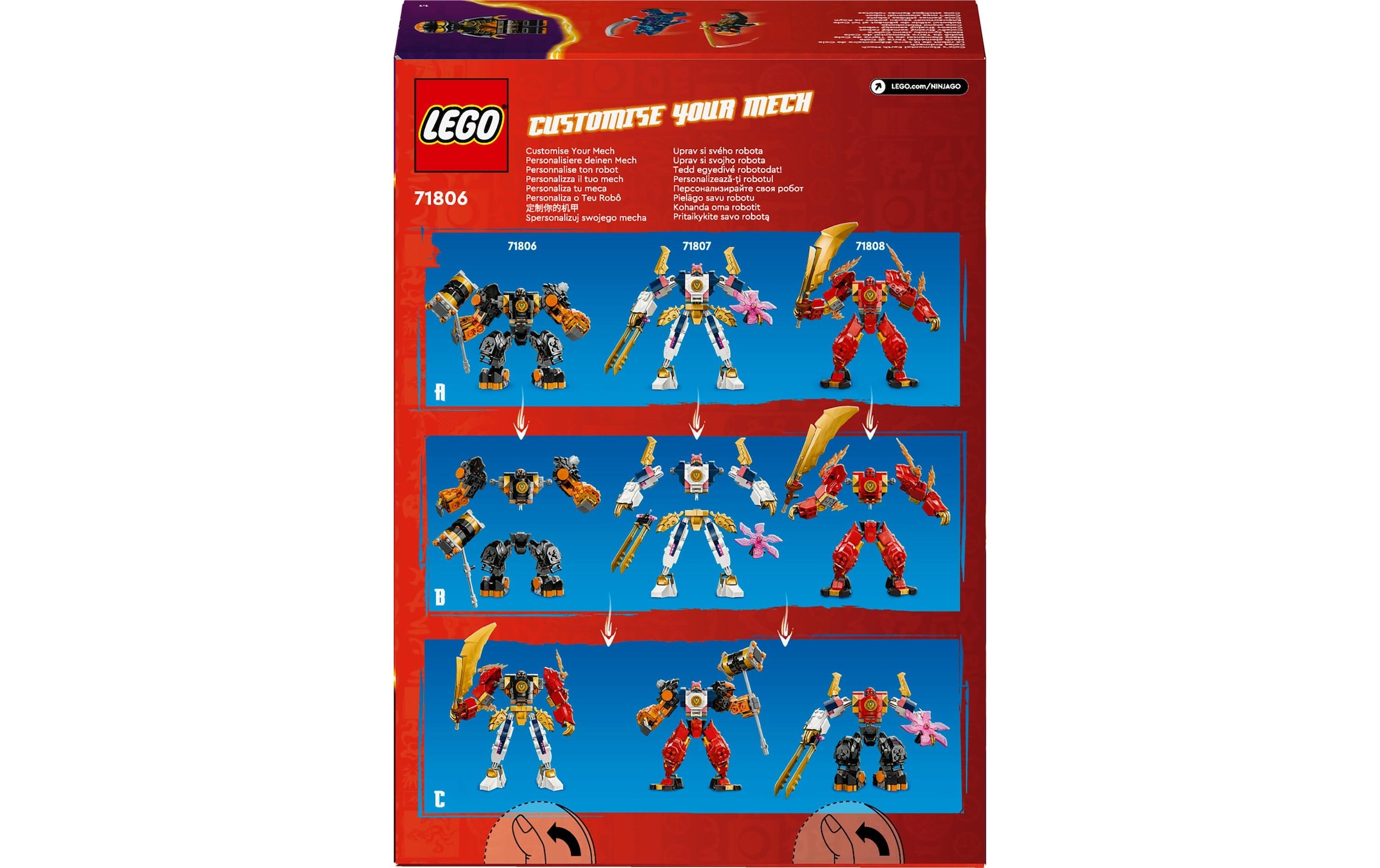 LEGO® Spielbausteine »Ninjago Coles Erdmech 71806«, (235 St.)