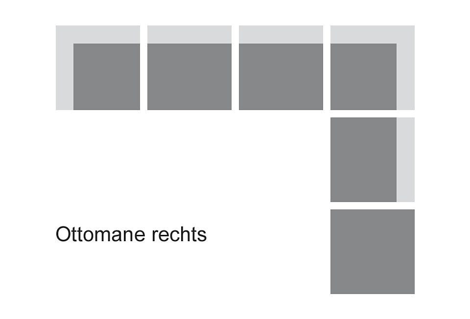 Max Winzer® Ecksofa »Toulouse modern und bequem, aktuelles Design, hoher Sitzkomfort«, mit klappbaren Armlehnen, Breite 271 cm