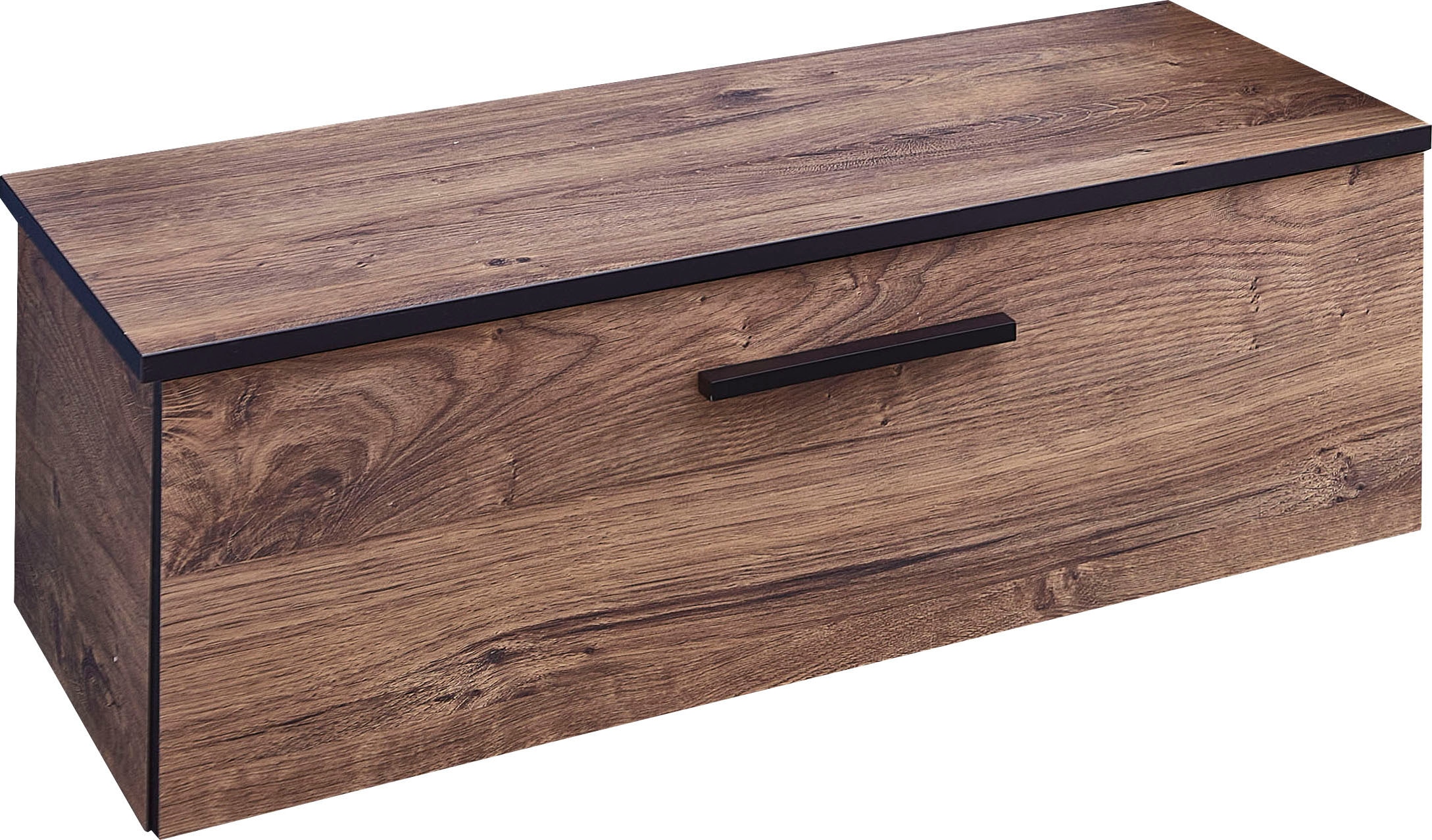 Image of Saphir Unterschrank "Quickset 374 Badschrank mit 1 Klappe, inkl. Abdeckplatte" Badezimmer-Unterschrank, Eiche Ribbeck quer Nachbildung, 71 cm breit