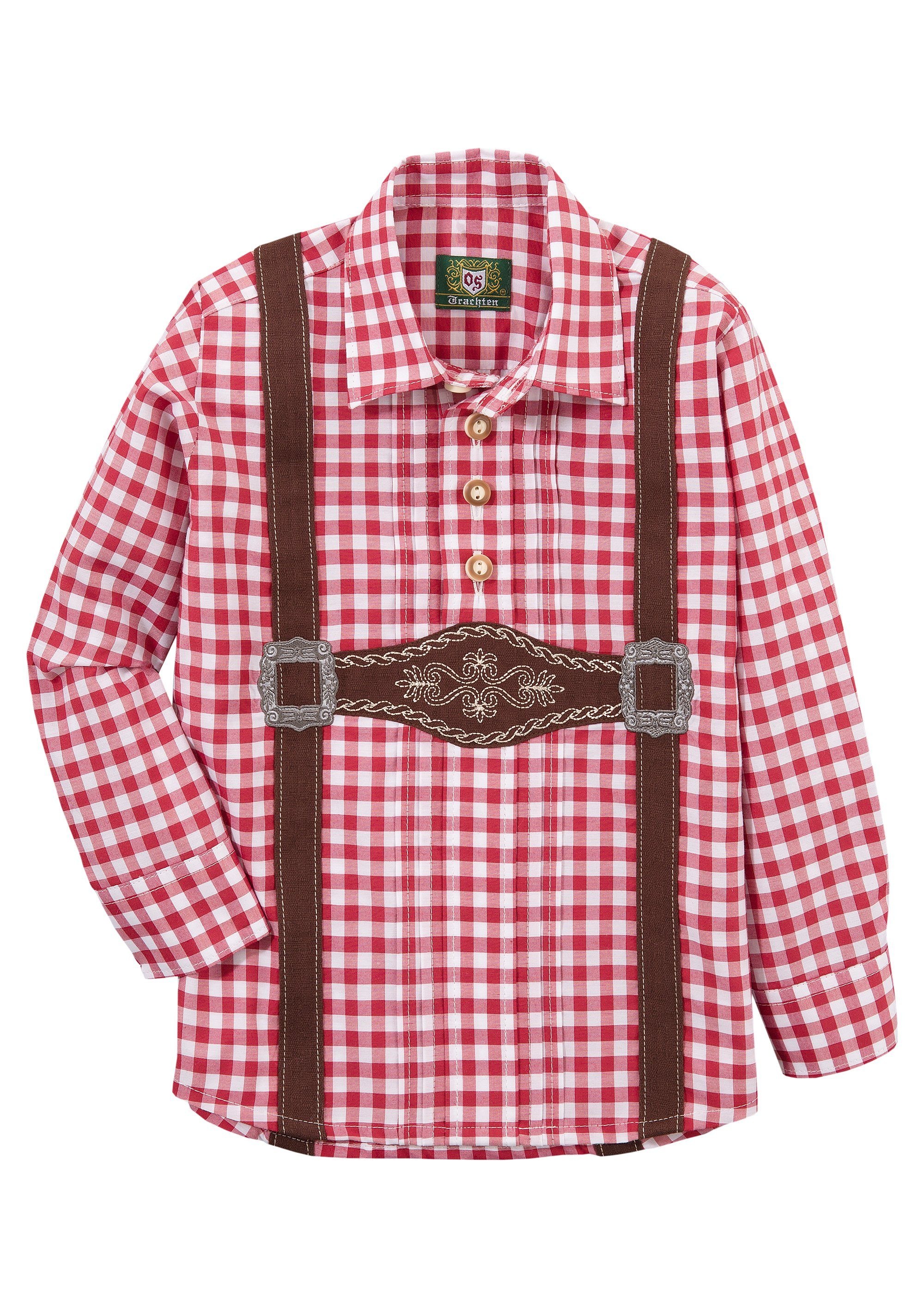 Image of OS-Trachten Trachtenhemd, Kinder mit aufgenähtem Hosenträger bei Ackermann Versand Schweiz