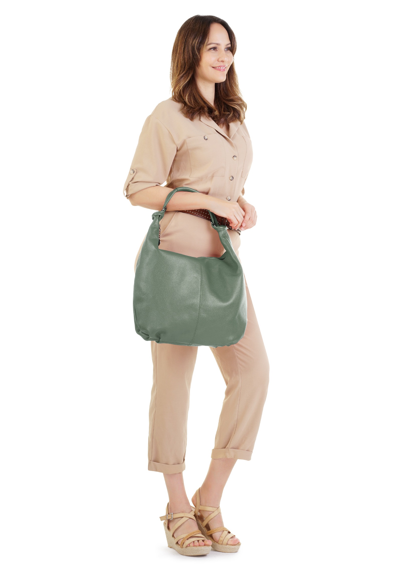 Cluty Shopper "CLUTY Damen echt Leder, Made in Italy" echt Leder, Made in Italy