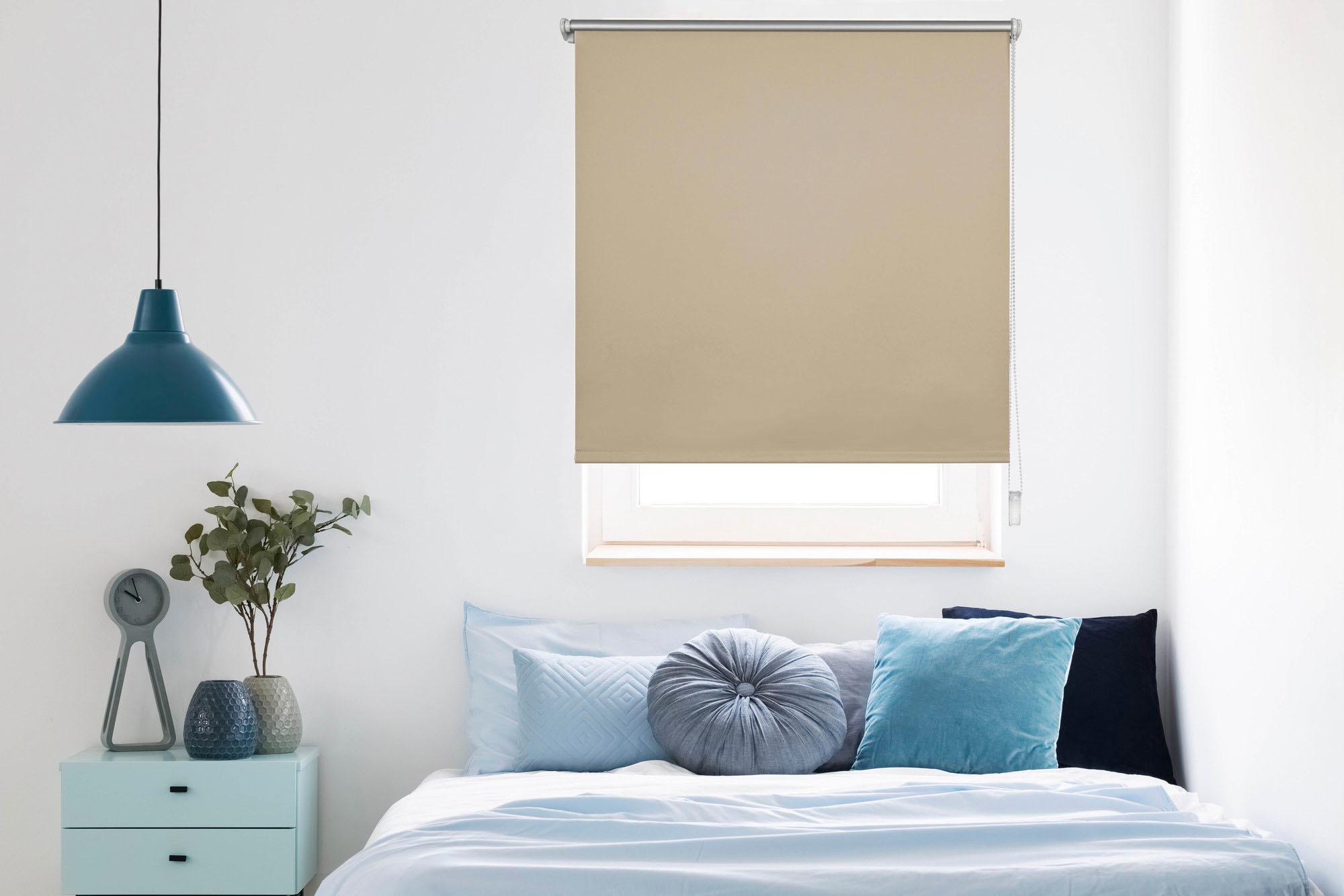 Image of mydeco Seitenzugrollo "Thermo Win Rollo" verdunkelnd Sichtschutz ohne Bohren freihängend 75