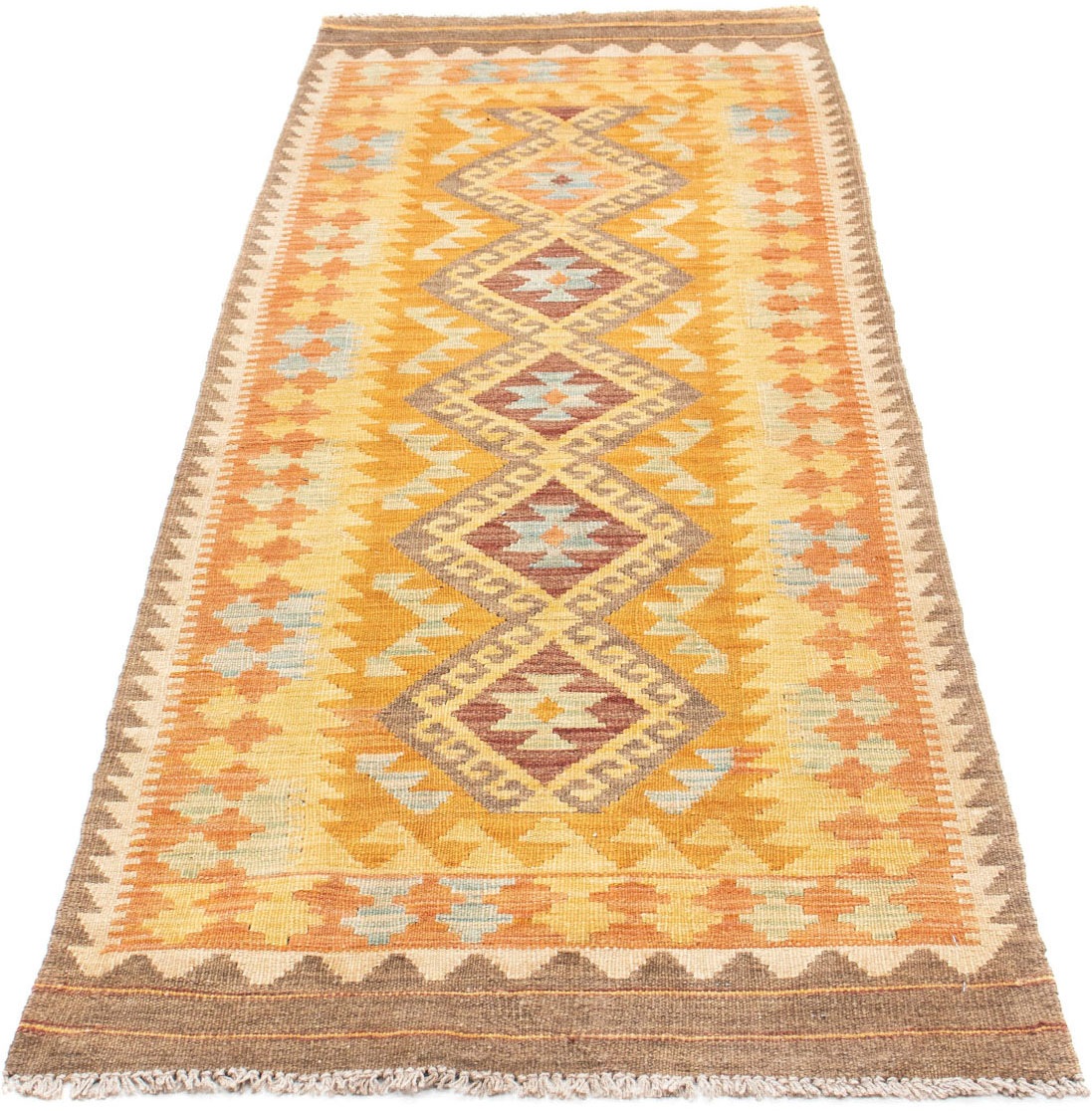 Image of morgenland Läufer »Kelim Medaillon Oro 209 x 71 cm«, rechteckig, 0,4 mm Höhe, OrientOptik bei Ackermann Versand Schweiz