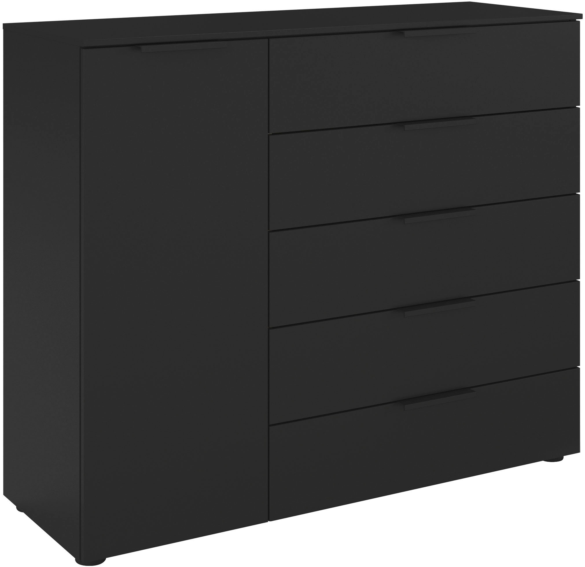 LeGer Home by Lena Gercke Kommode »Kommode Sideboard Schubladen Türenkommode SERINA eleganter Eyecatcher« inkl. SOFT-CLOSE-FUNKTION,  mit 5 Schubkästen und 1 Tür sowie Metallgriffen MADE IN GERMANY