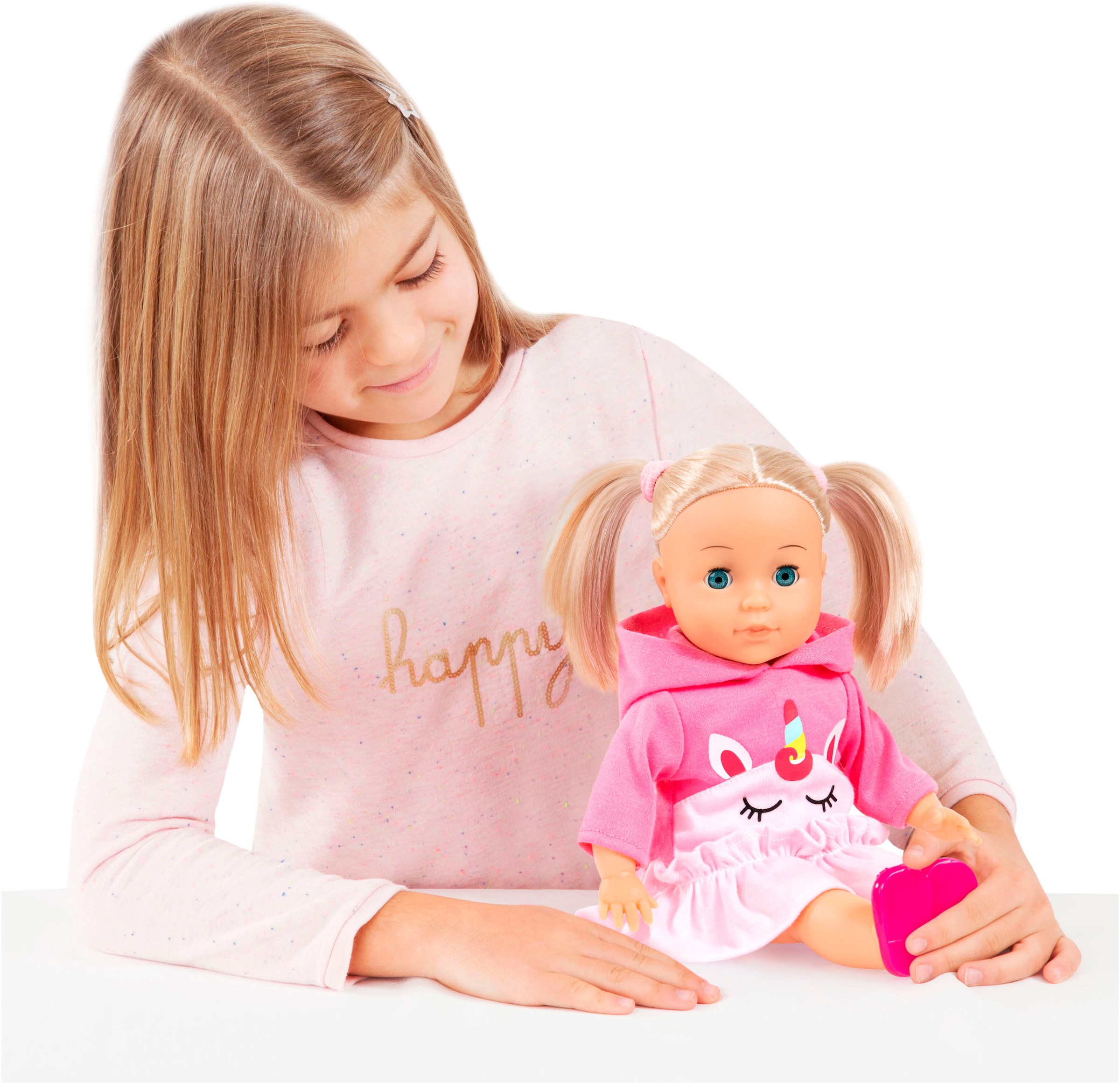 Bayer Stehpuppe »Little Love, Charlene 33 cm« mit Schlafaugen und Babygeräuschen