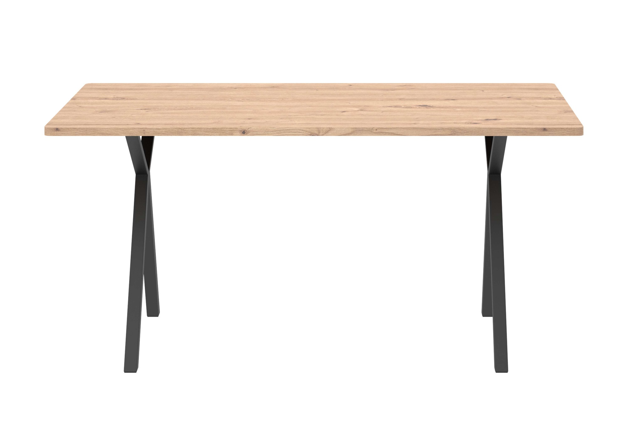 Image of GOODproduct Esstisch "Aretha Tisch, Esszimmertisch, Küchentisch" 1 Stk. tlg. Esstisch mit X Gestell, 4 Metallbeine, Breite 160 cm, fix Tisch