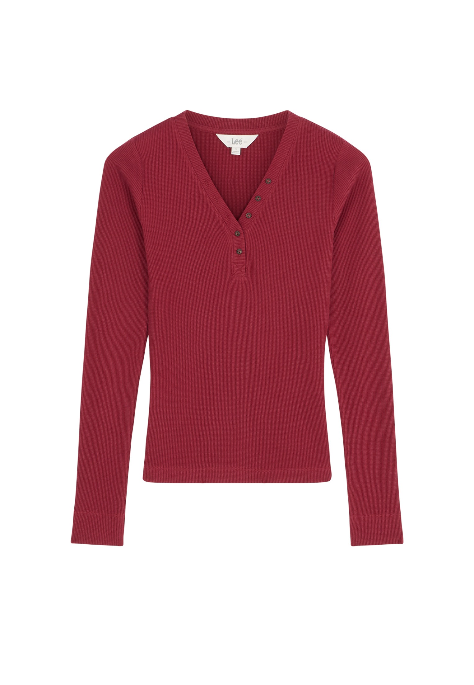 Image of Lee Langarmshirt "Lee Langarmshirt Waffle Henley"