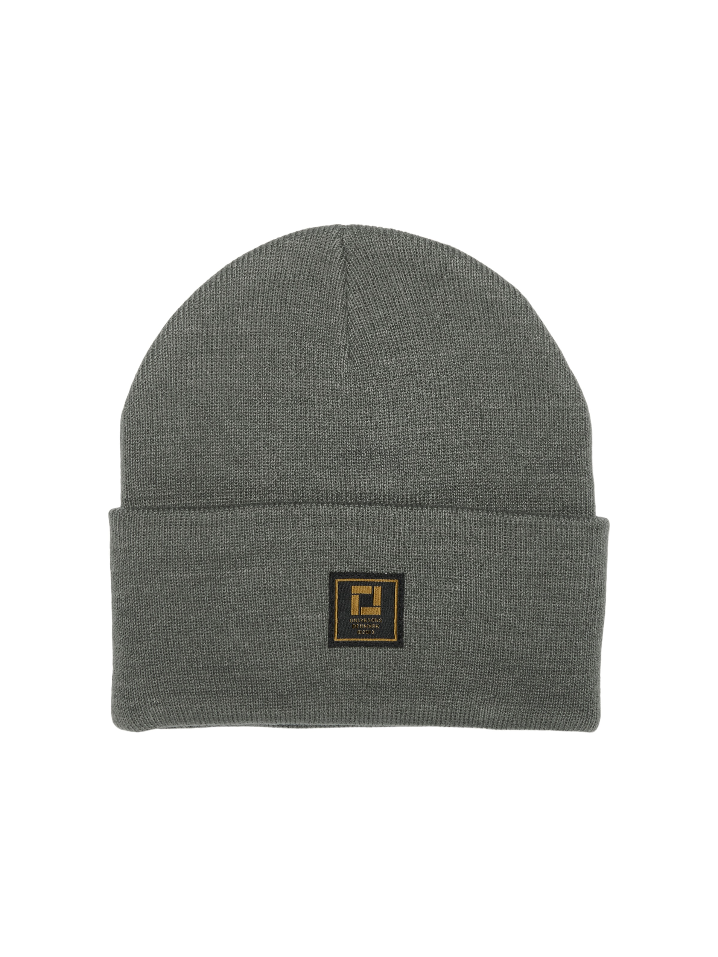 ONLY & SONS Beanie »ONSISAAC FLAT KNIT LOGO BEANIE NOOS«