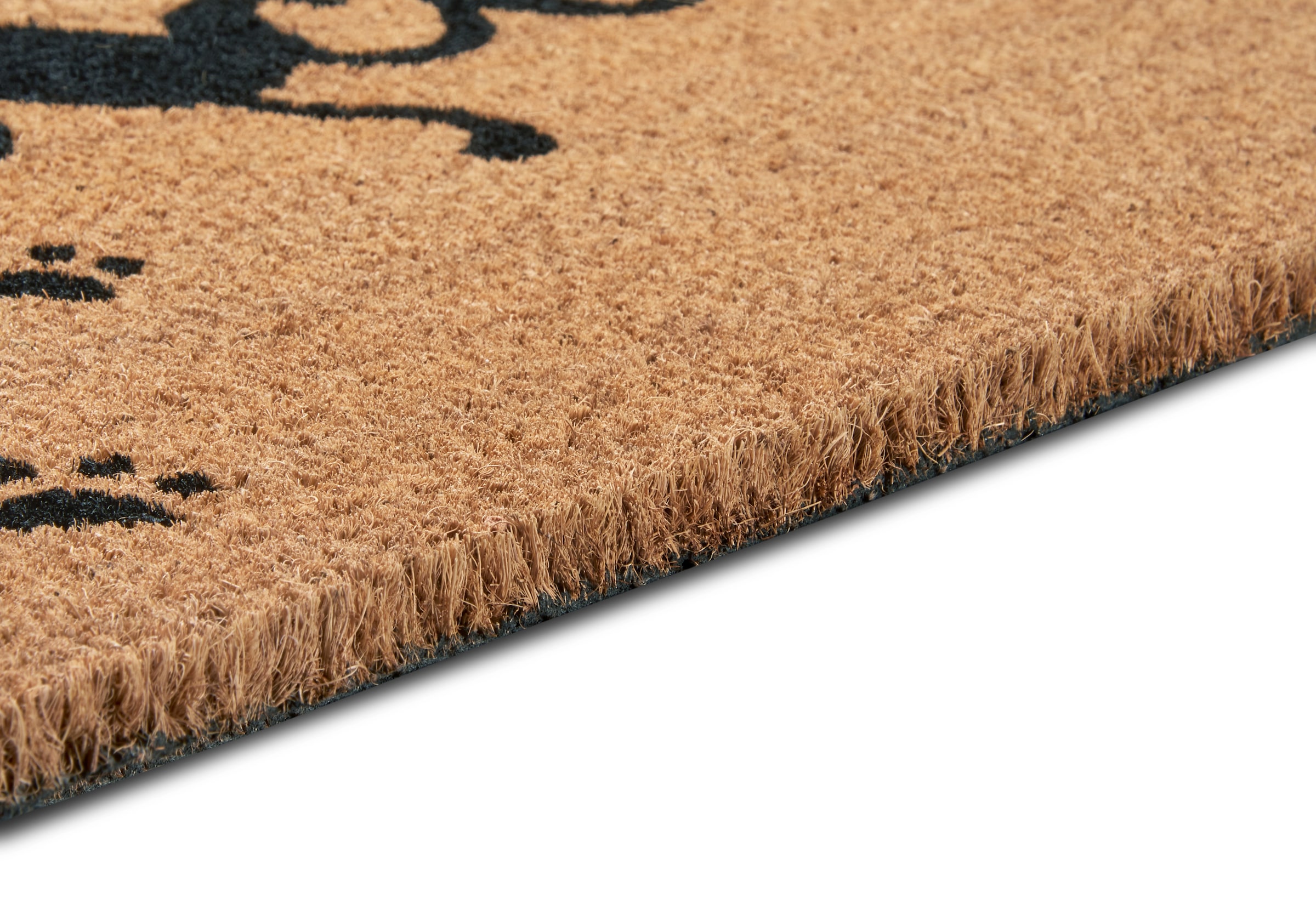 HANSE Home Fussmatte »Mix Mats Kokos Cat Paws Welcome, Türmatte«, rechteckig, 15 mm Höhe, Kokos, Schmutzfangmatte, Outdoor, Rutschfest, Innen, Kokosmatte, Flur