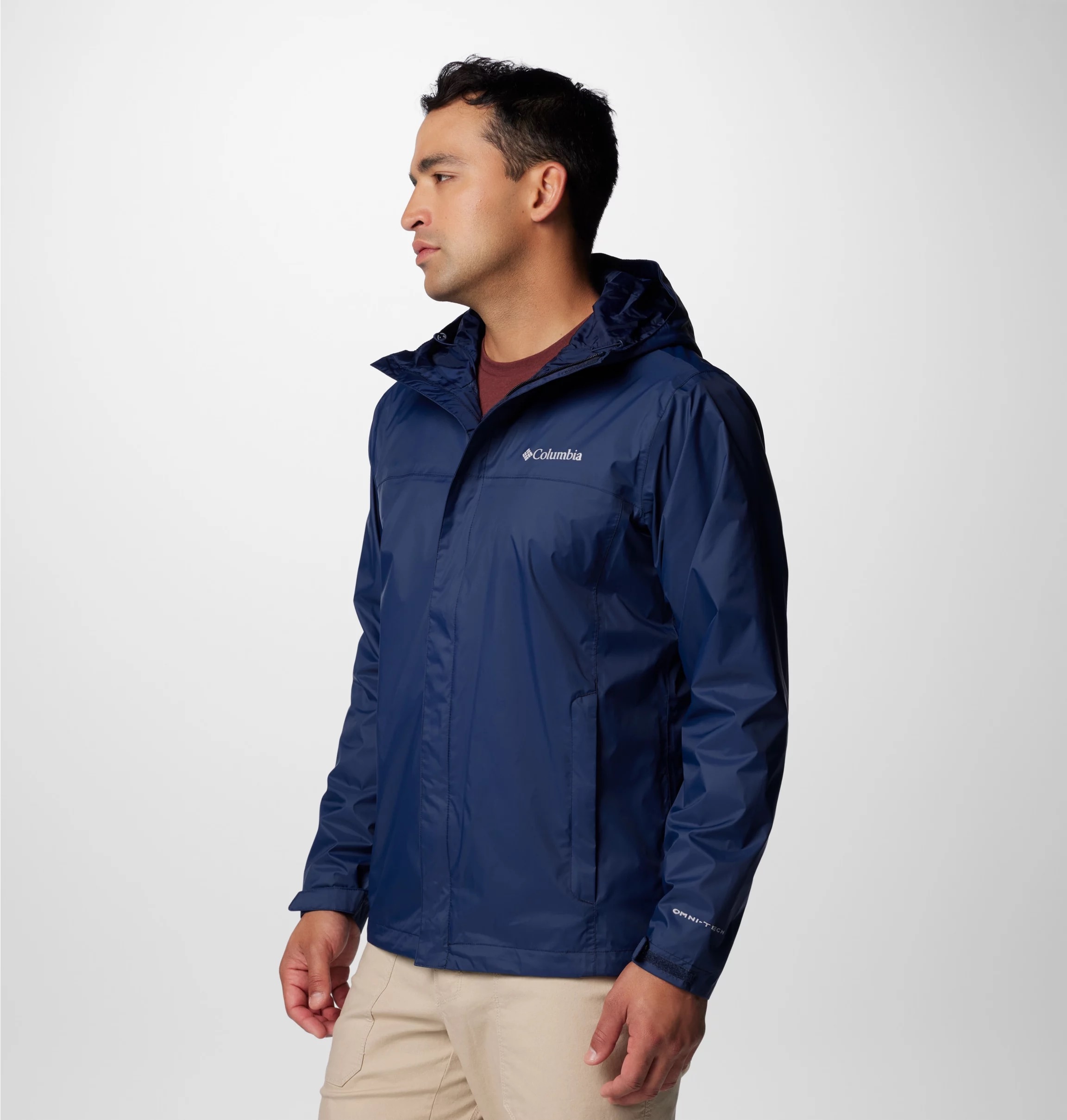 Columbia Veste de pluie »WATERTIGHT II JACKET« avec capuche avec des poches à fermeture éclair, matériau extérieur déperlant en nylon