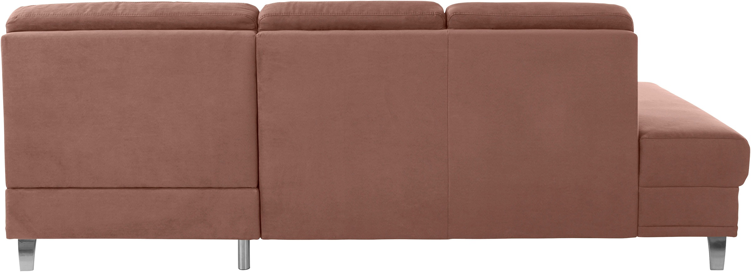 sit&more Ecksofa »Clio L-Form« wahlweise mit Bettfunktion oder Vorziehsitz und Bettkasten, Federkern