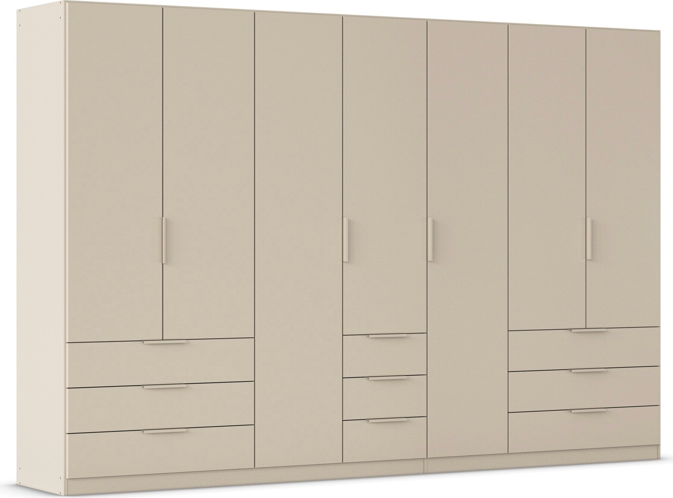 GOODproduct Kleiderschrank »Mehrzweckschrank Schrank Schlafzimmer Garderobe Mietswohnung XEELINA« Mehr Flexibilität durch variable Schubladenanordnung MADE IN GERMANY