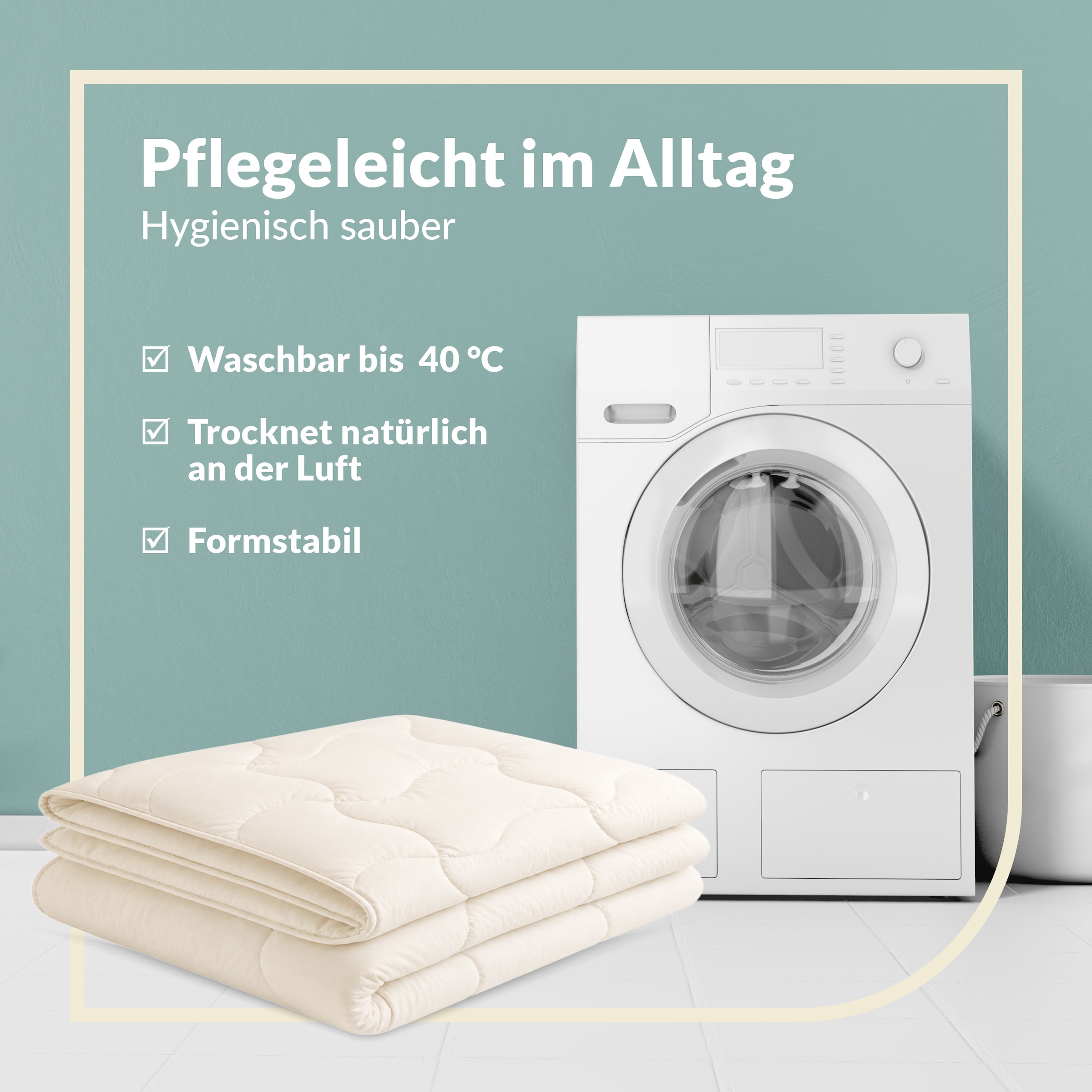 fan Couette en poils naturels »Baby Alpaka, Bettdecke in 135x200 und weiteren Grössen erhältlich« léger Füllung 97 % alpaga & 3 % autre fibre 1 cuis tlg. Couette en poils naturels fabriquée en Allemagne