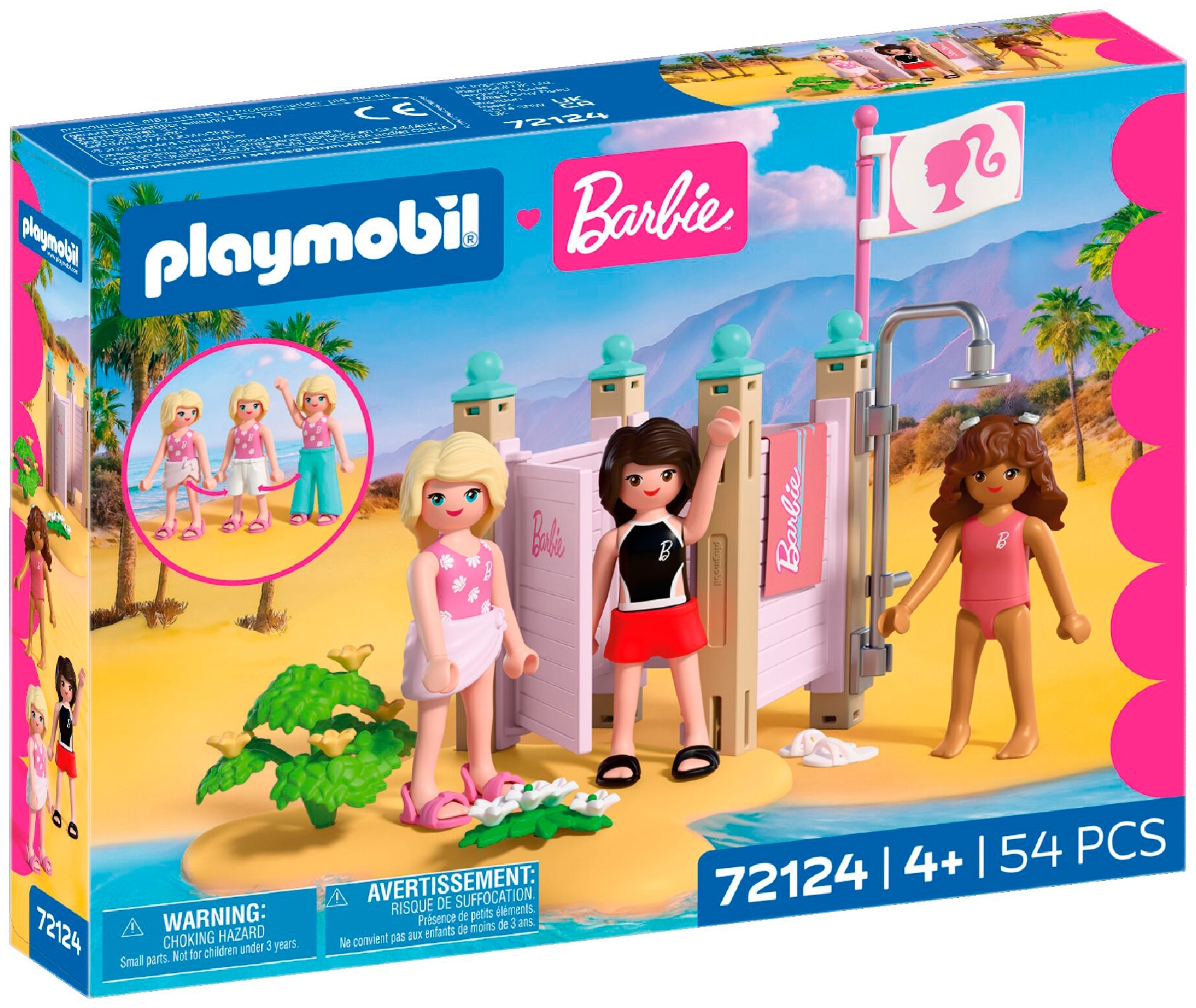 Playmobil® Jeu de construction »PLAYMOBIL x Barbie™ Strandmode (72124), Barbie™« Made in Europe