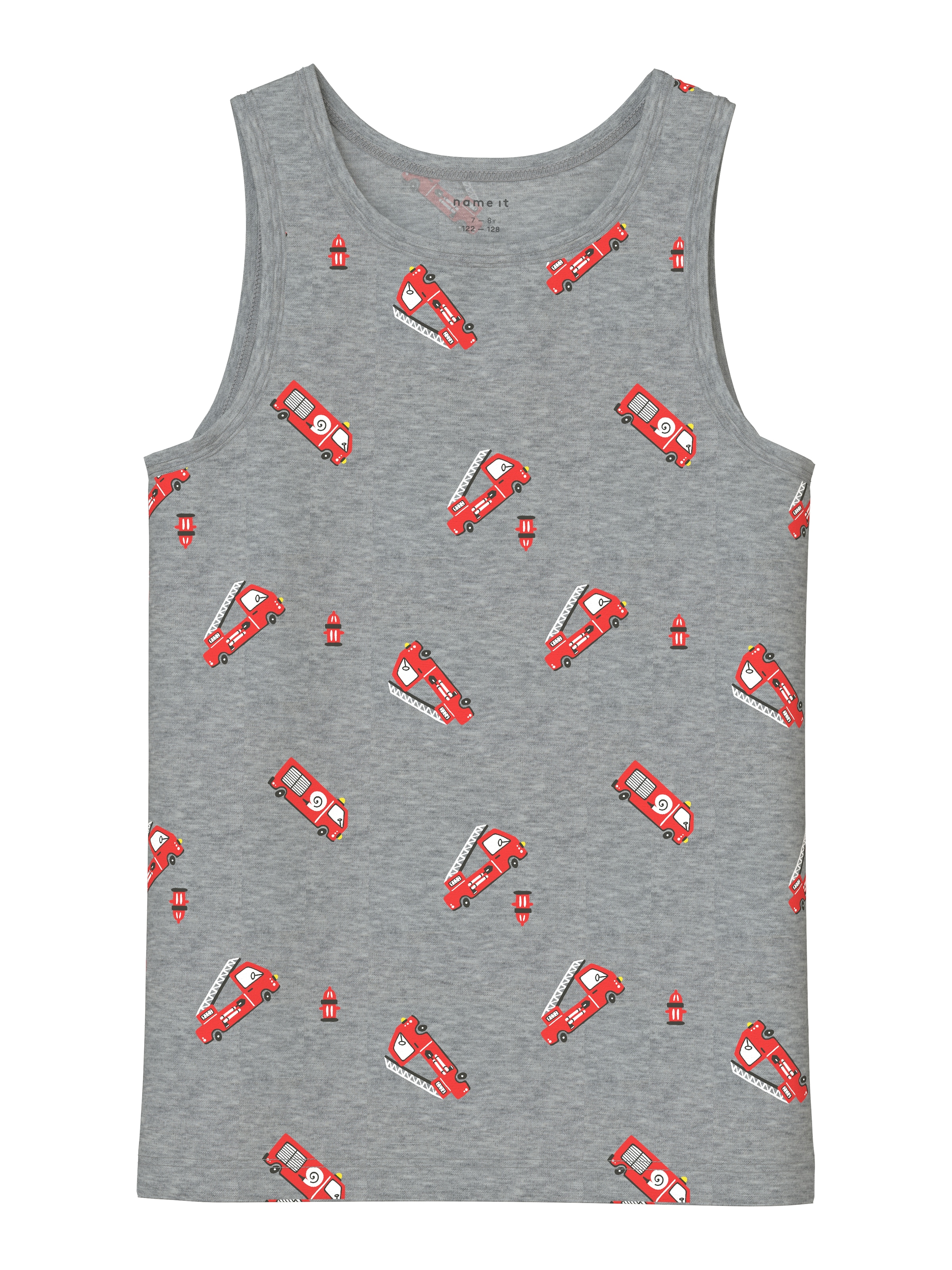 Name It Sous-chemise »NMMTANK TOP 2P GREY FIRETRUCK NOOS« Packung, 2 cuis