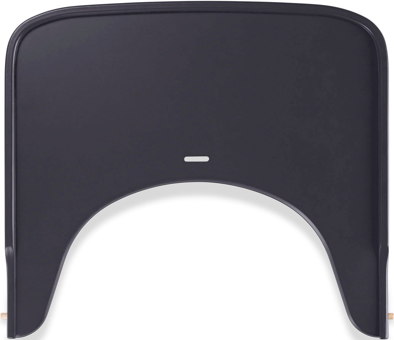 Hauck Plateau de chaise haute »Alpha Wooden Tray Essbrett, Dark Grey« FSC® - schützt Wald