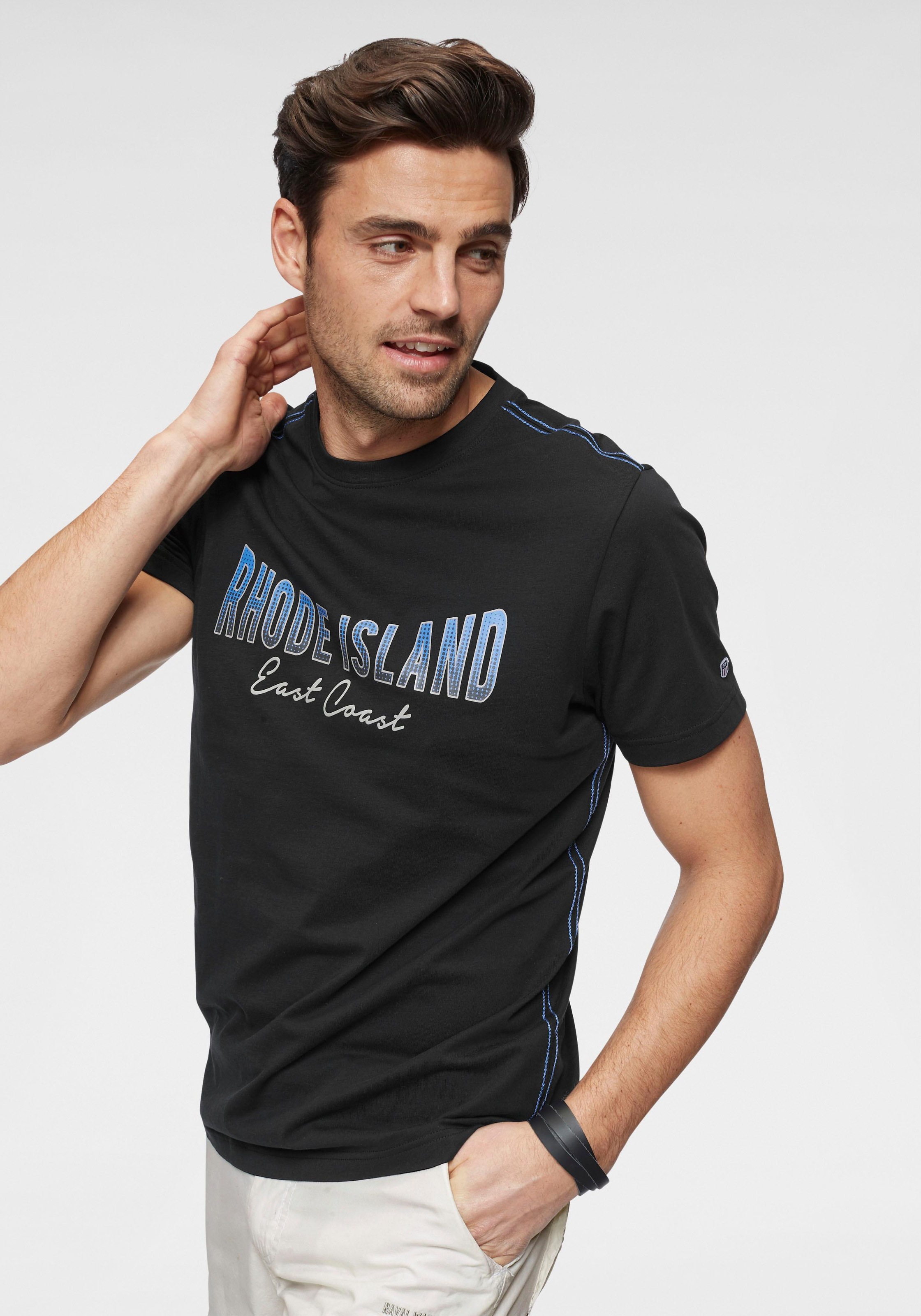 Image of Rhode Island T-Shirt, mit Frontprint bei Ackermann Versand Schweiz