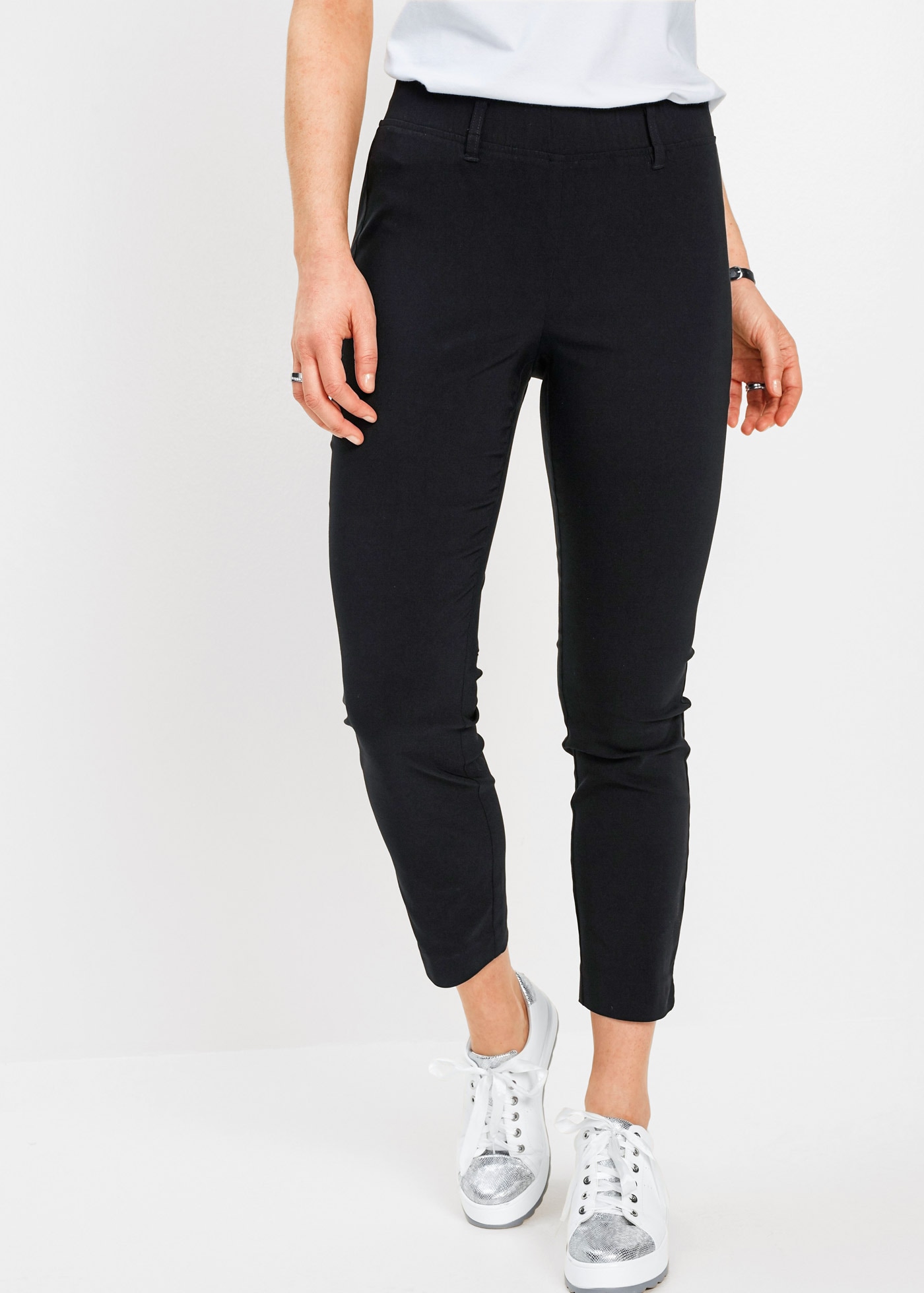 Image of bonprix 7/8-Hose aus elastischem Materialmix mit Viskose, slim fit Passform